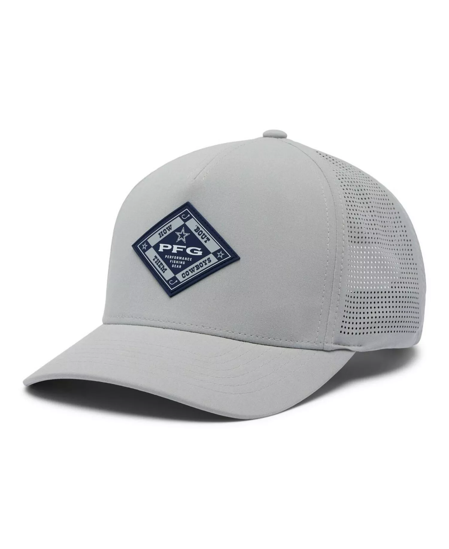 Men's Gray Dallas Cowboys Elite 3D Stretch Snap Hat - Gray - ONE SIZE