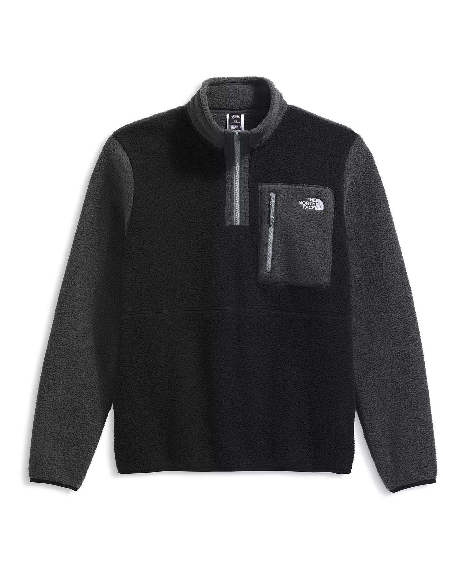 Men's Yumiori Quarter Zip Jacket - Black/Asphalt Gray/Monument Gray - 2XL