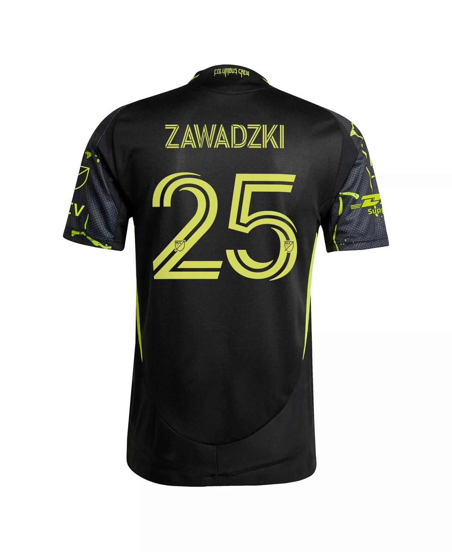 Men's Sean Zawadzki Black Columbus Crew 2025 The Goosebumps Kit Authentic Player Jersey - Black - 2XL