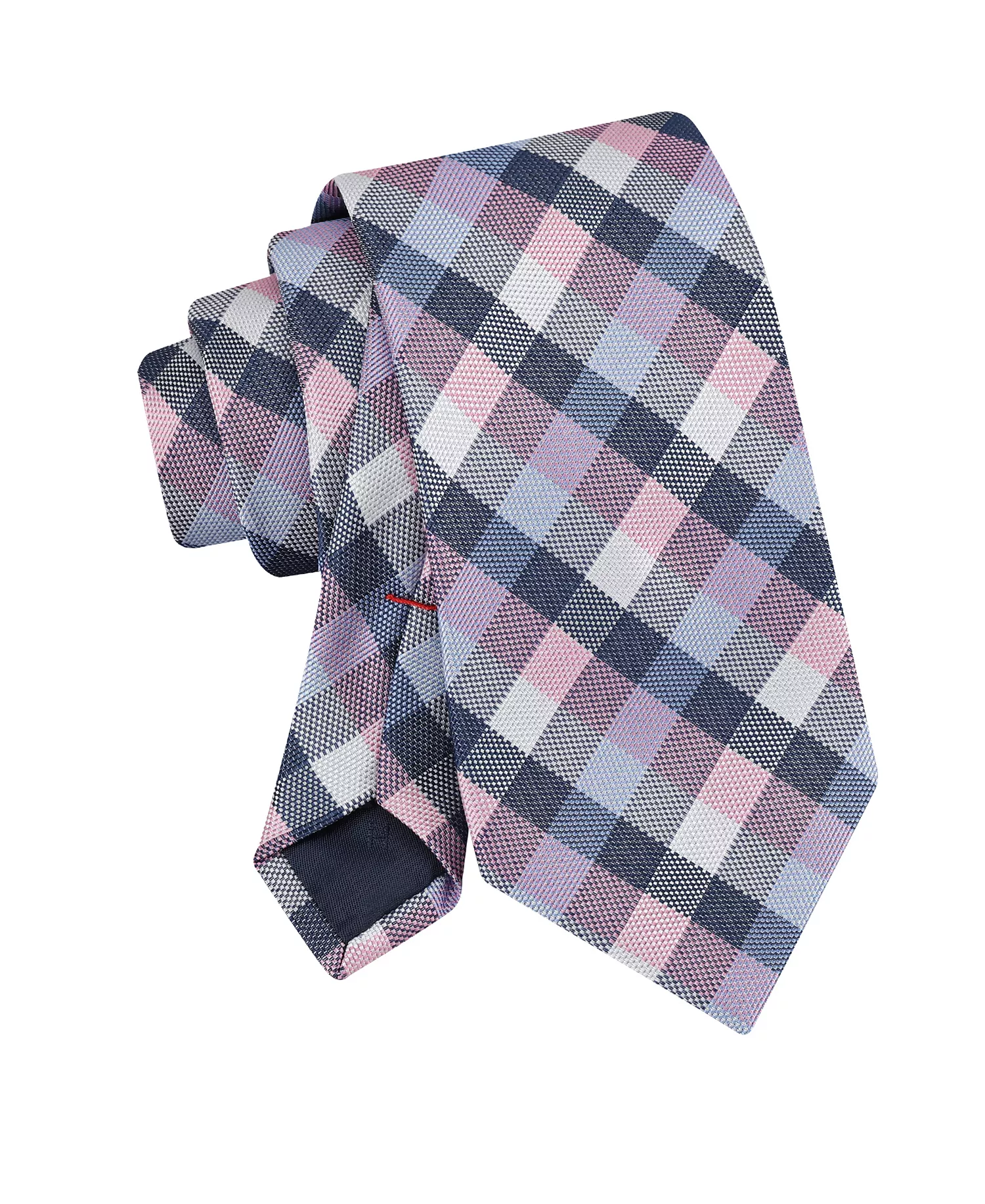 Men's Holden Seasonal Plaid Pattern Tie - Pink - ONE SIZE