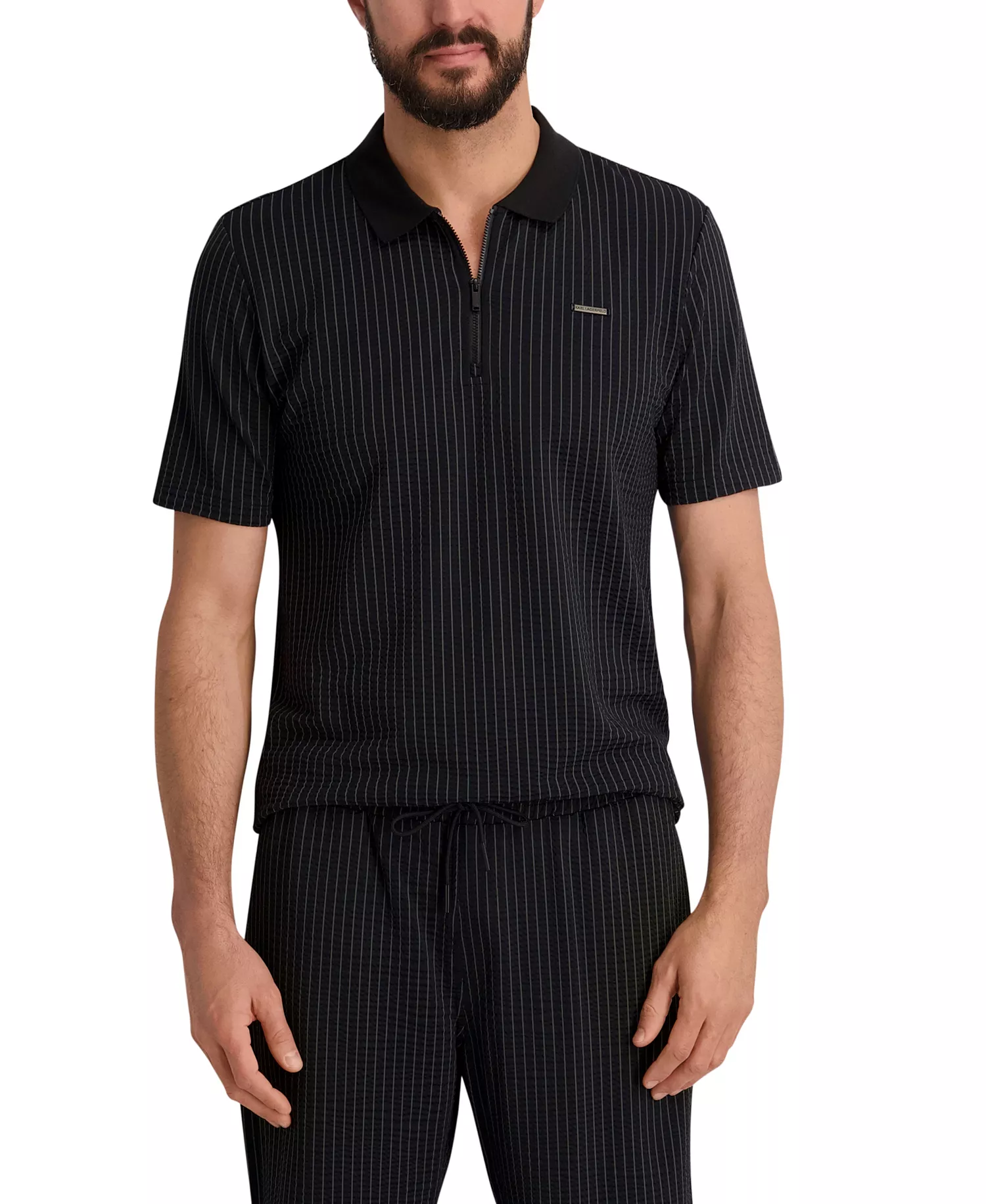 Men's Performance Striped Shorts - Black - 2XL