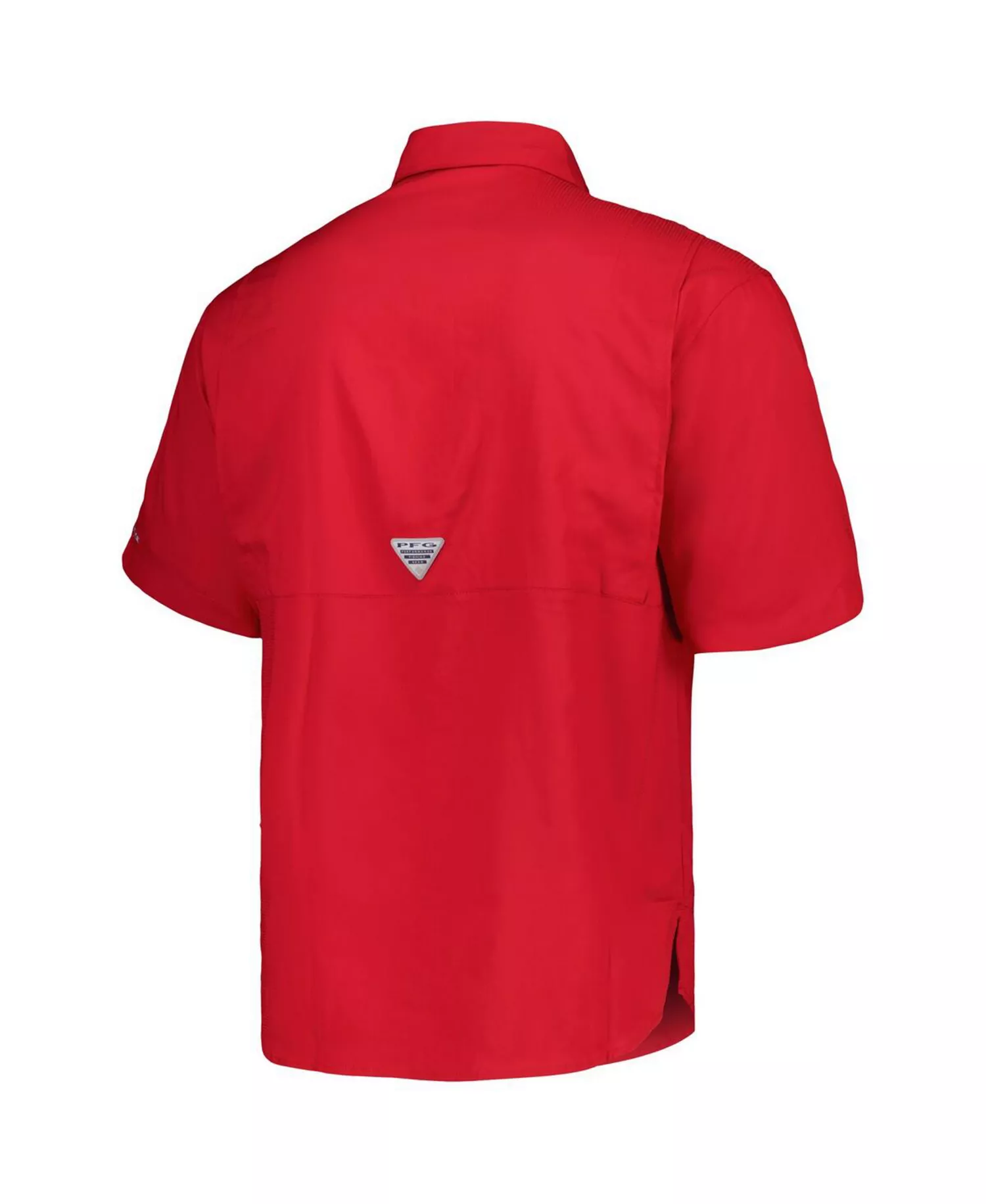 Men's Red Los Angeles Angels Tamiami Omni-Shade Button-Down Shirt - Red - L