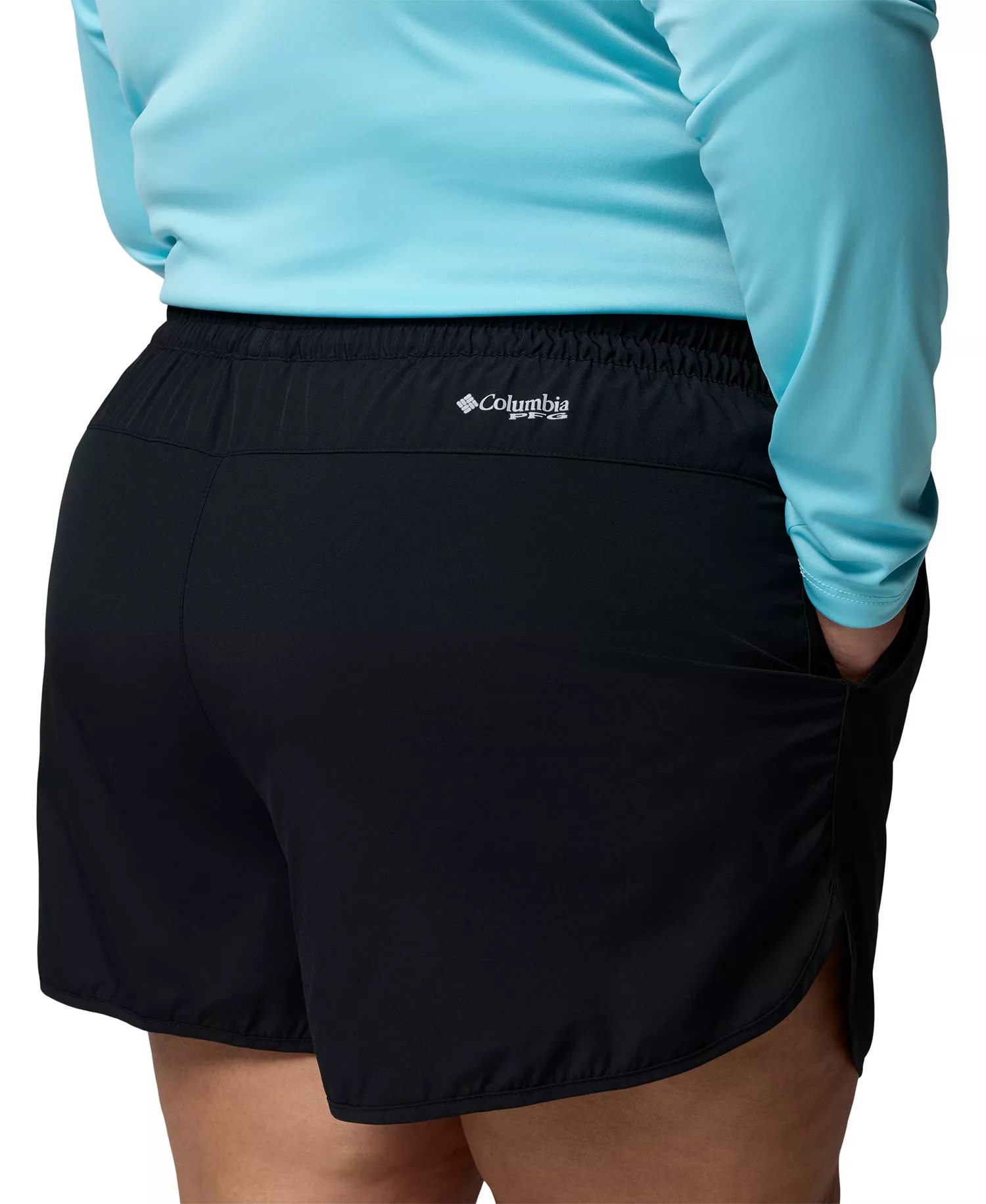 Plus Windy Bay Shorts - Black - 1X