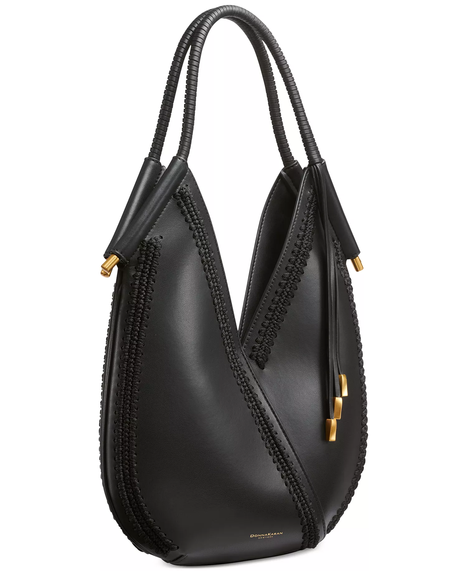 Baldwin Mini Crochet Shoulder Bag - Black - NO SIZE