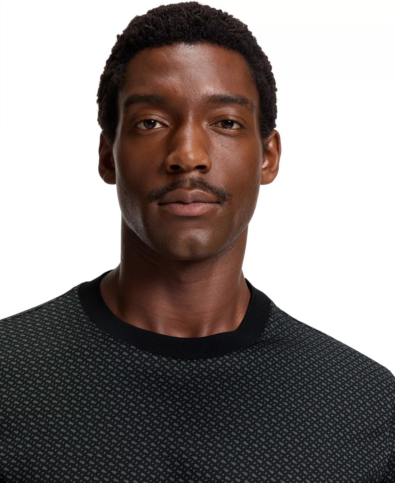 Men's Mercerized-Cotton Monogram T-Shirt - Black - 2XL