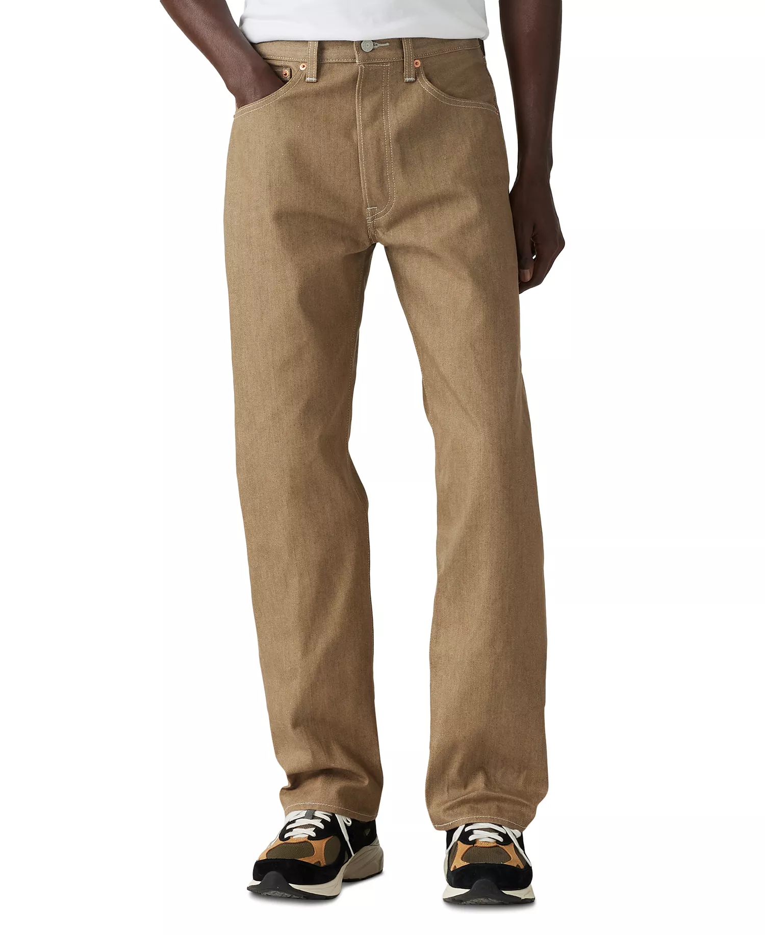 Men's 501® Original Shrink-to-Fit™ Non-Stretch Jeans - Beige - 29 - 30