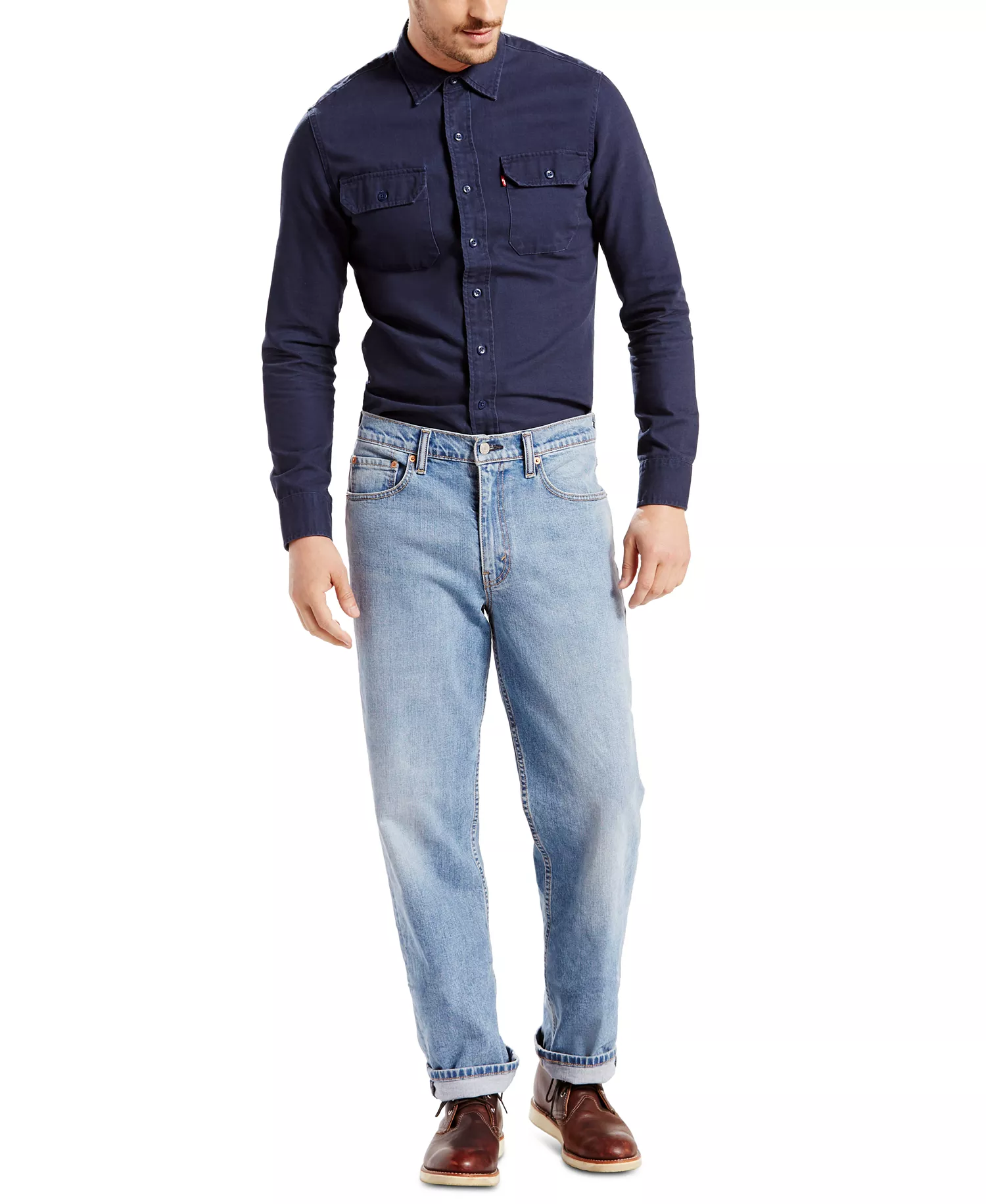 Men's Big & Tall 550™ Relaxed Fit Stretch Jeans - Clif - 34