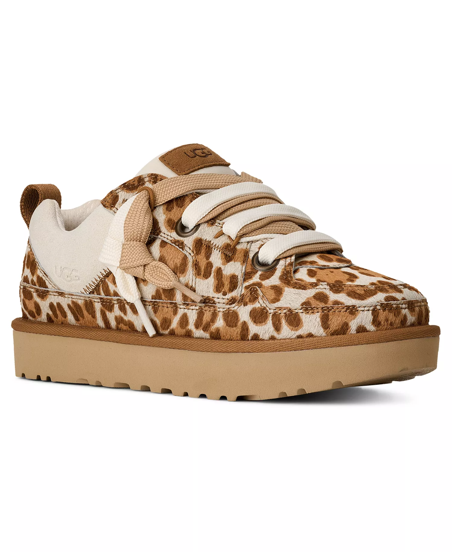 Women's Lo Lowmel Plains Lace-Up Sneakers - Felicity Leopard Jasmine - 10M