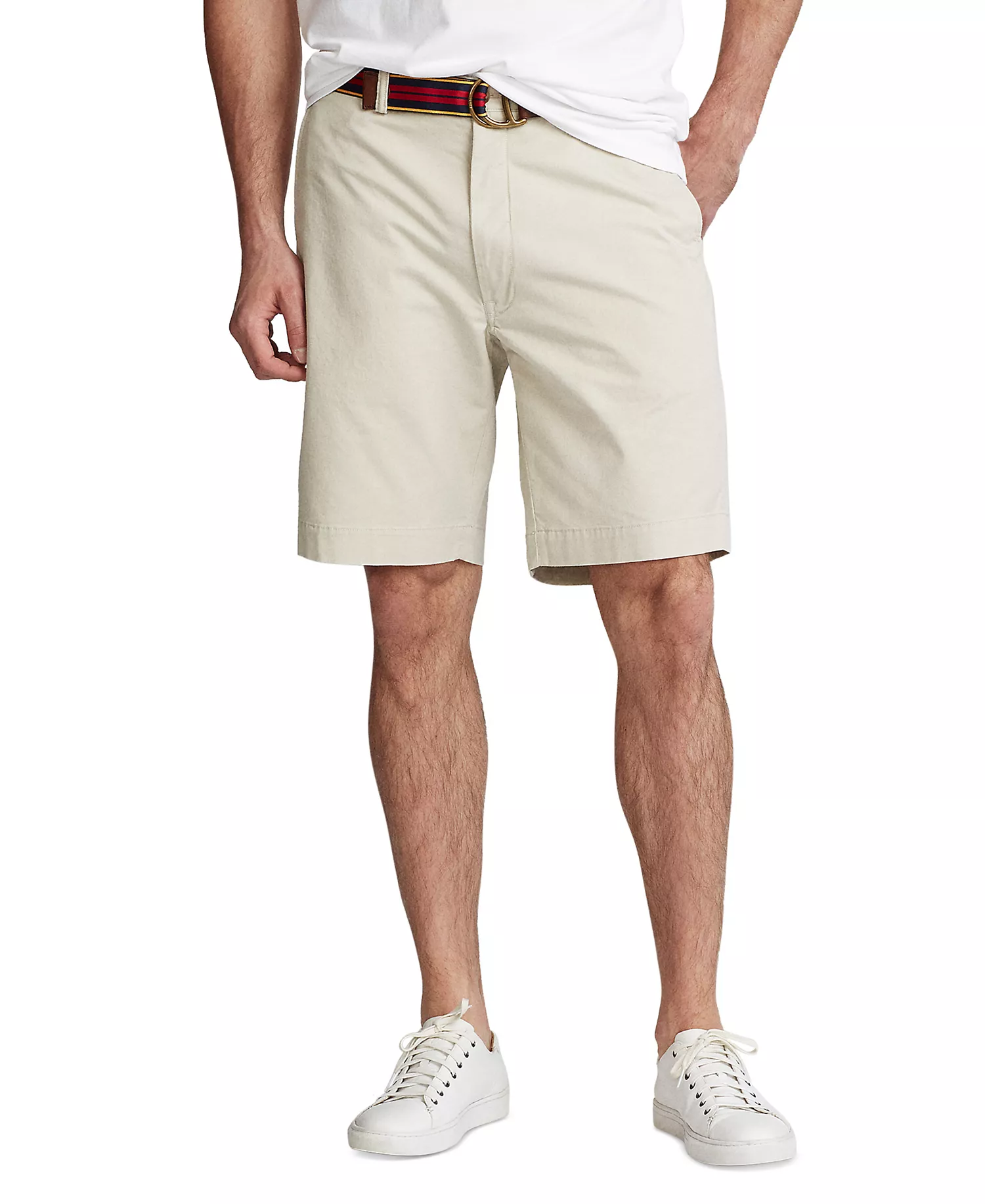 Men's Big & Tall Stretch Classic-Fit Chino Shorts - Classic Stone - 38T
