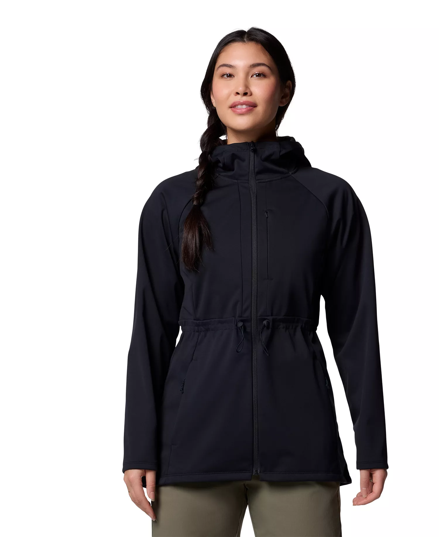 Women's Flora Park II Softshell Jacket - Black - L