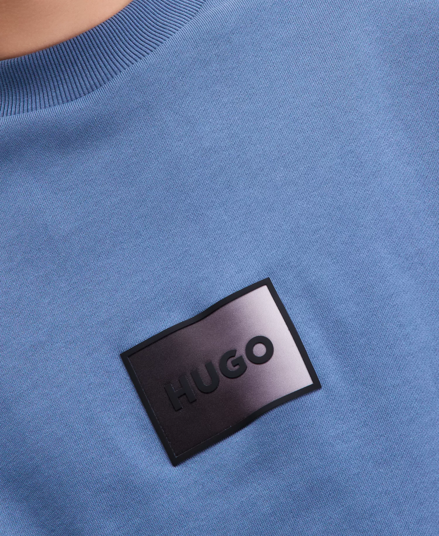 Men's Danotop Logo Badge Sweatshirt - BLUE - 2XL