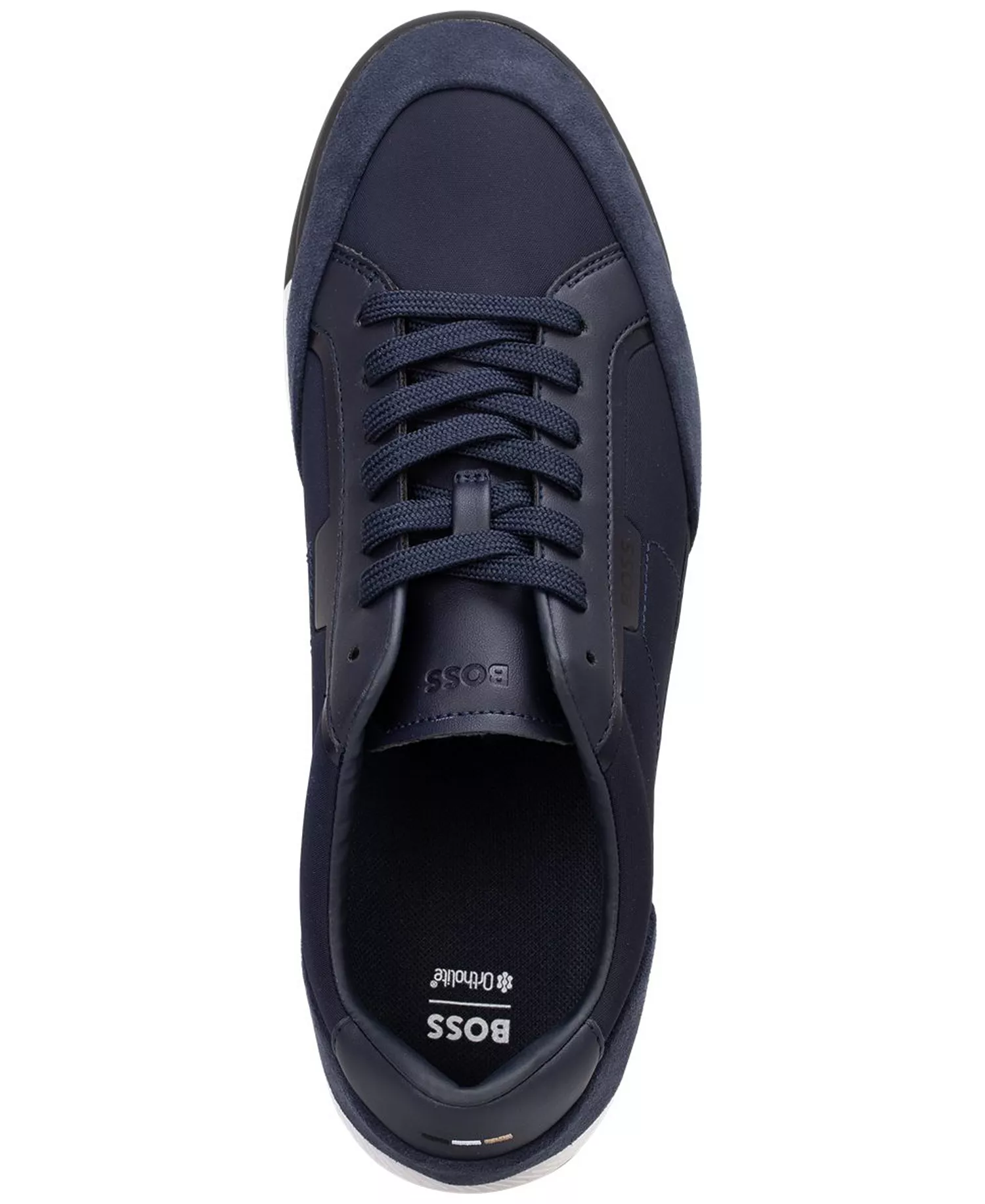Men's Fashion Athletic Lace-Up Sneakers - Dark Blue - 10M