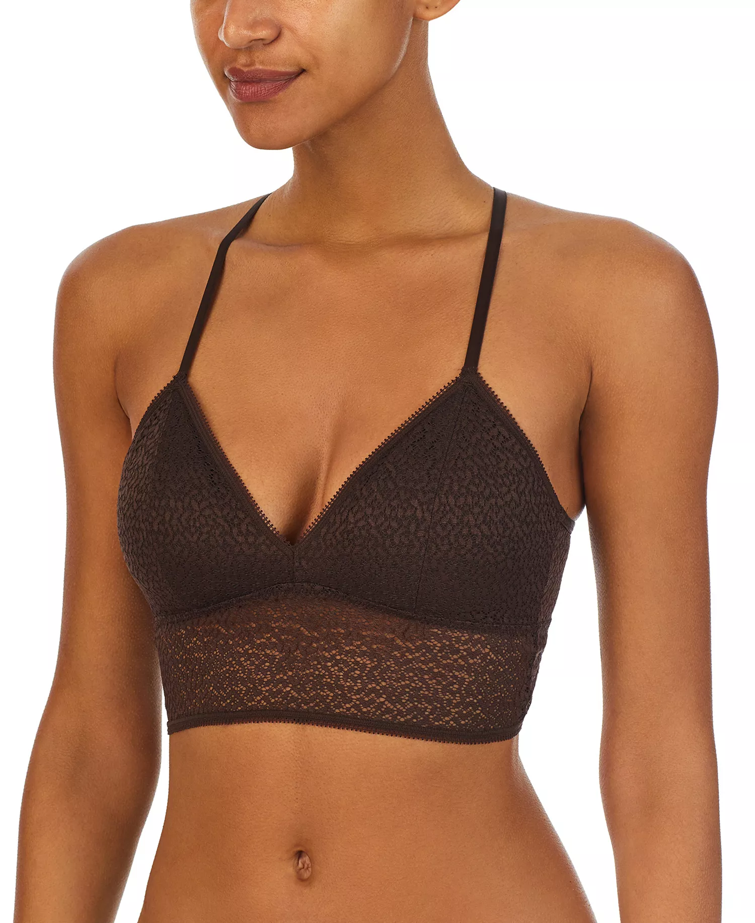 Modern Lace Longline Bralette DK4021 - Java - S