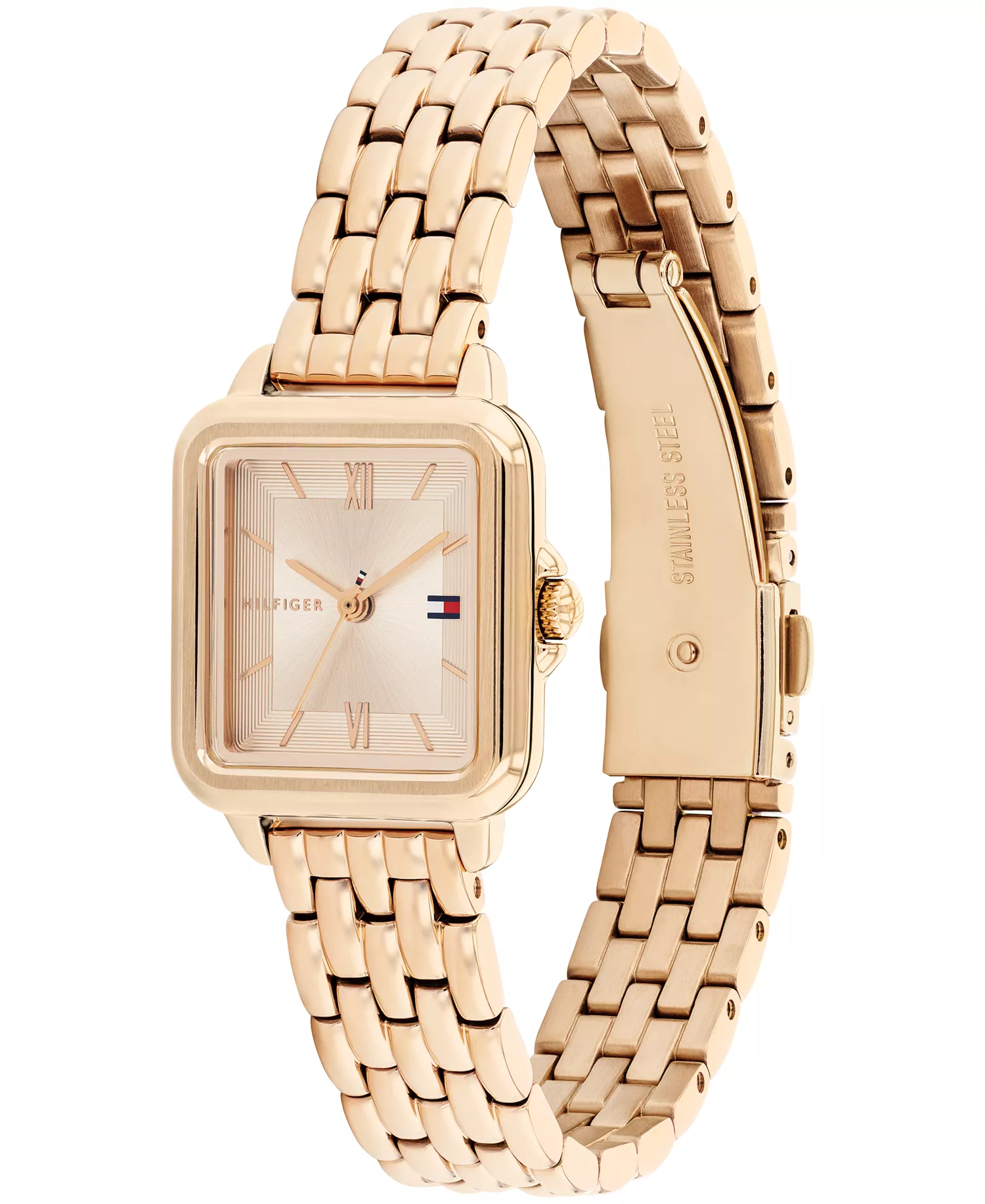 Women's Quartz Rose Gold-Tone Stainless Steel Bracelet Watch, 22.5mm - Pink - 22.5