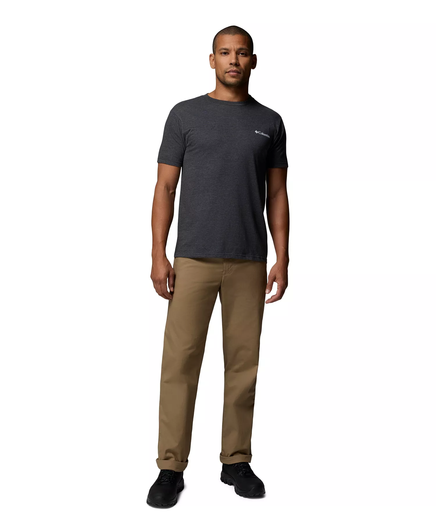 Men's Ross Short-Sleeve Graphic T-Shirt - Charcoal Heather - L