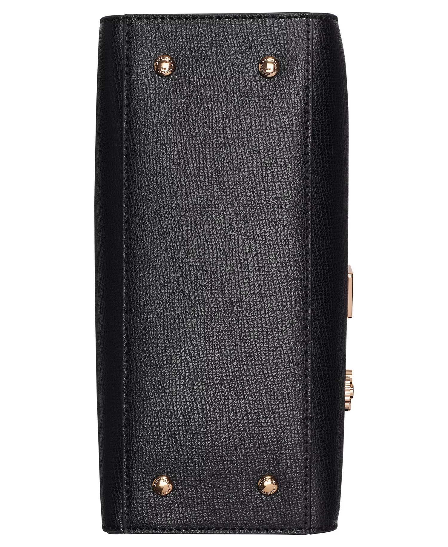 Maybelle Extra-Large Top Zipper Satchel Bag - Black/Gold - No Size