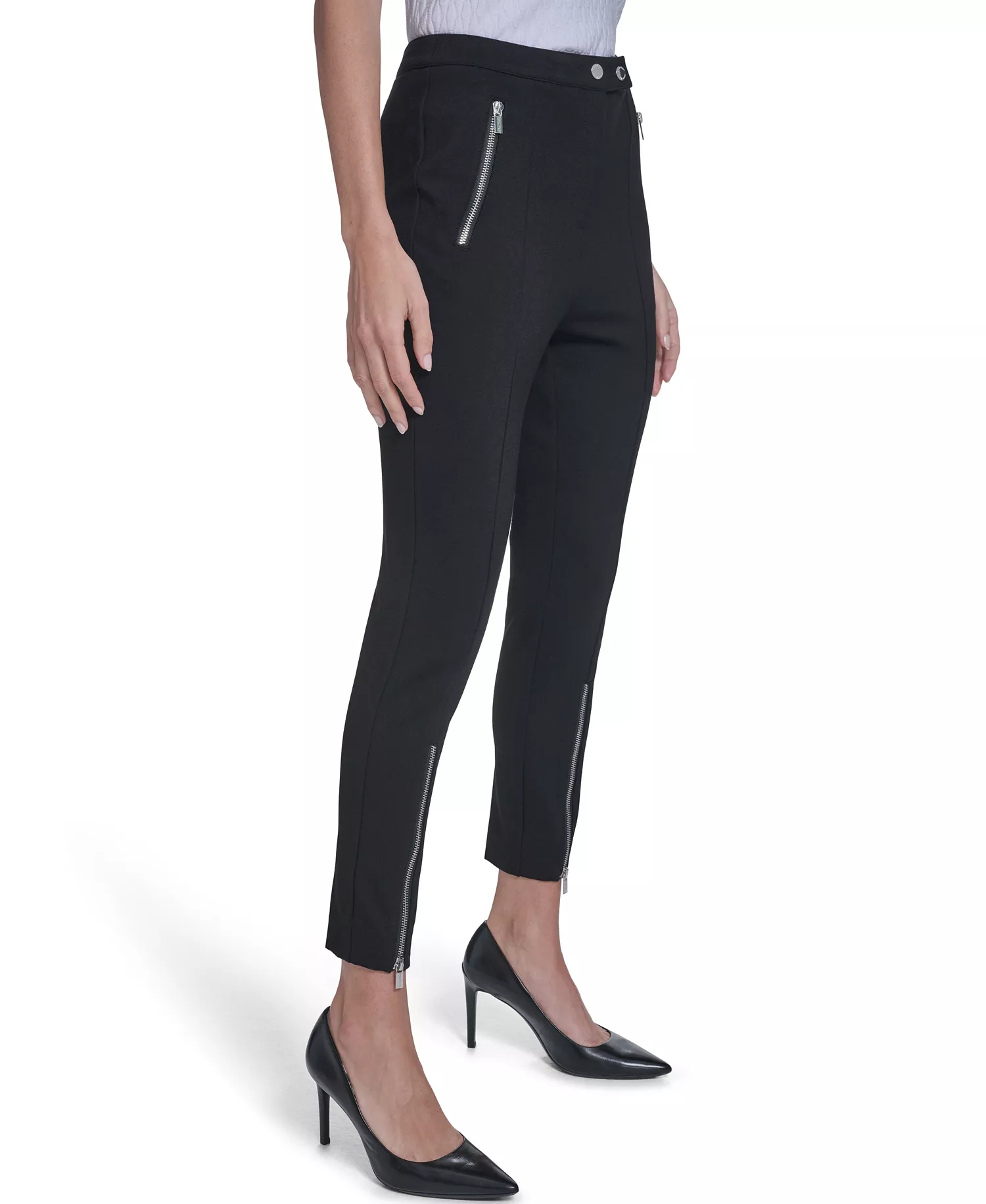 Women's Slim Leg Pants - Black - 10