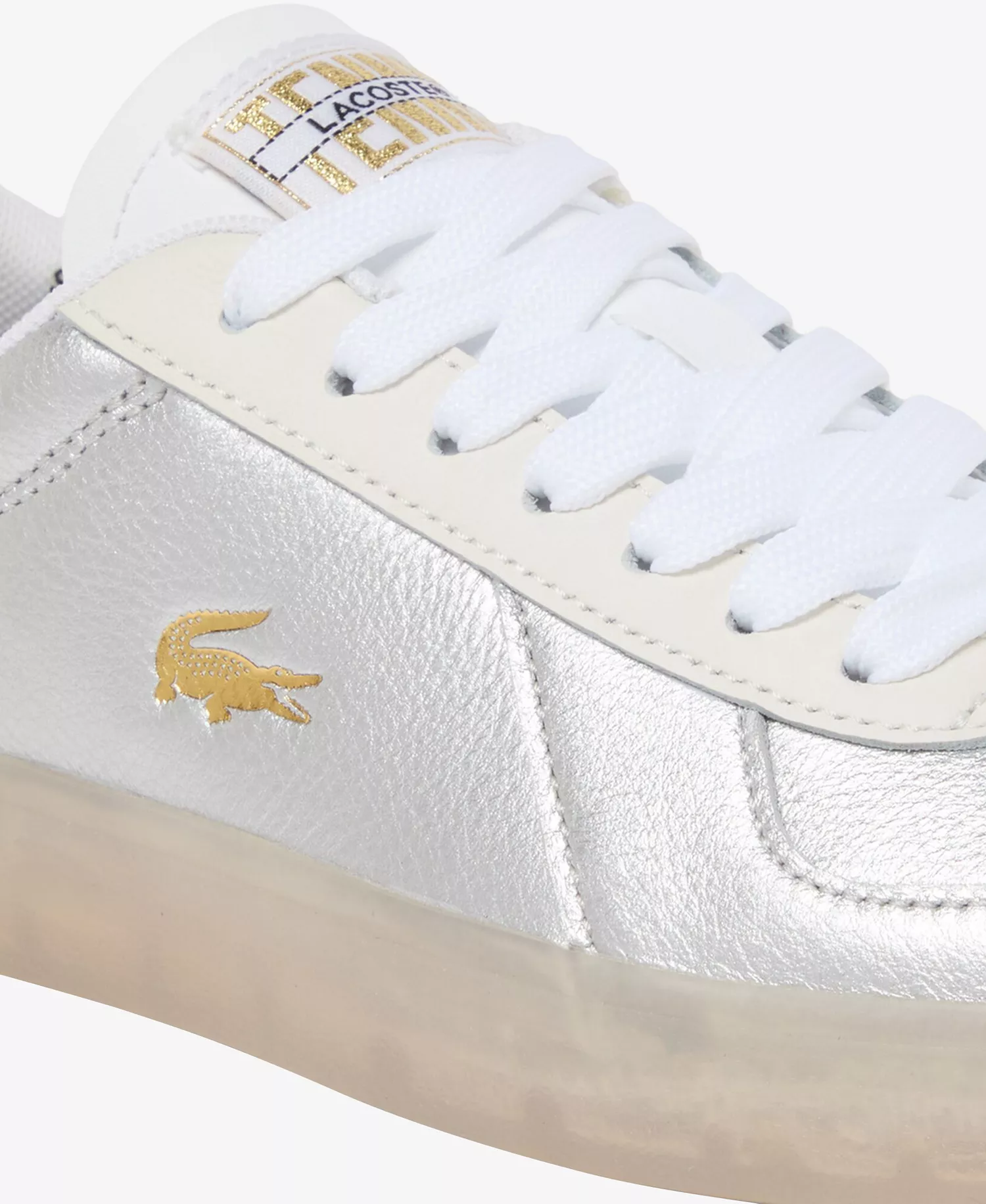 Men's Baseshot Pro 2 Lace-Up Sneakers - Silver - 10M