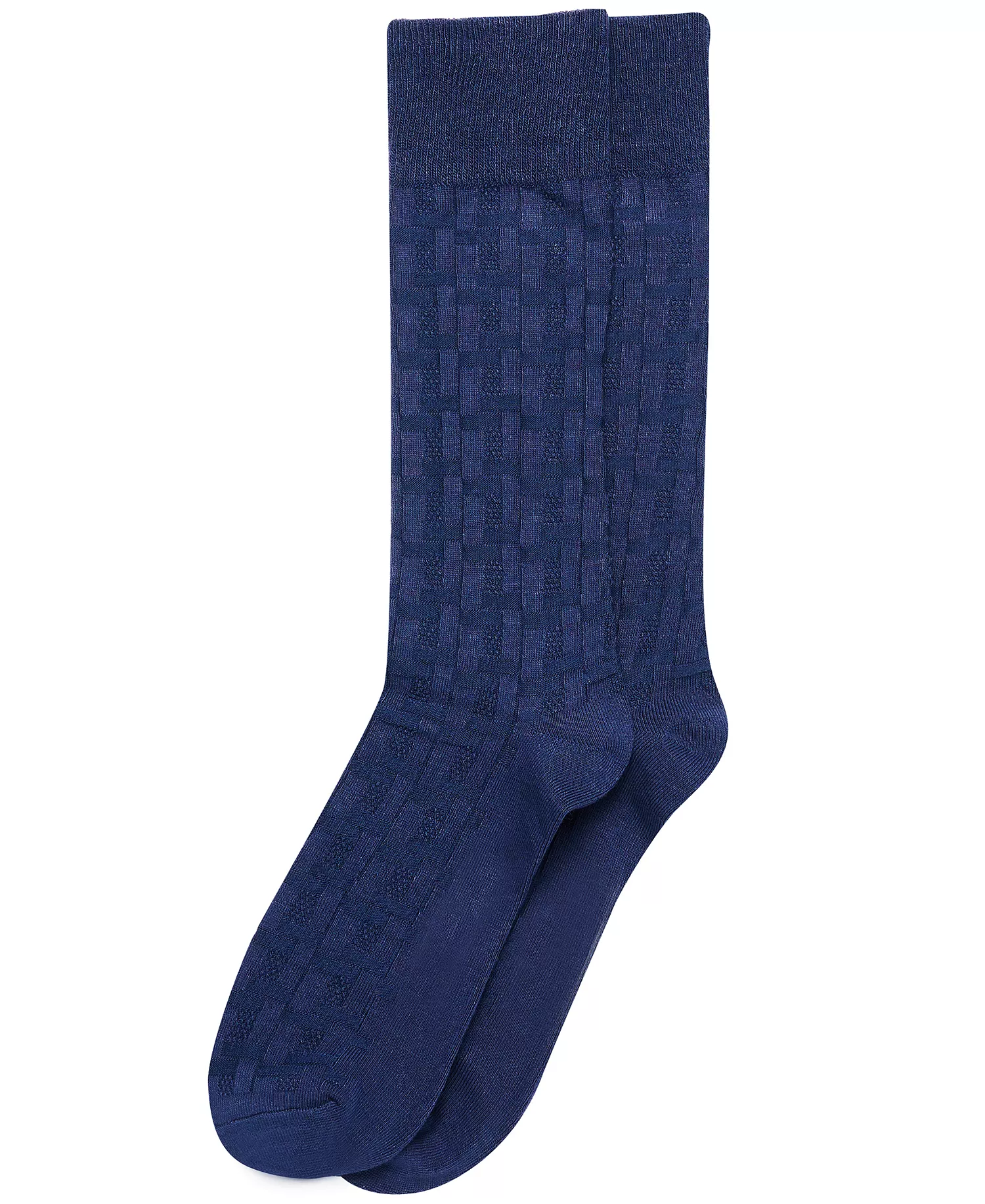 Men's Crew Socks - Dark Blue - ONE SIZE