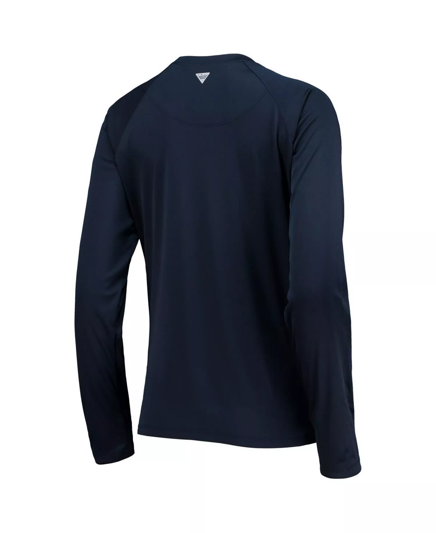 Women's Navy and White Dallas Cowboys Tidal Omni-Shade Raglan Long Sleeve T-shirt - Navy, White - 2XL