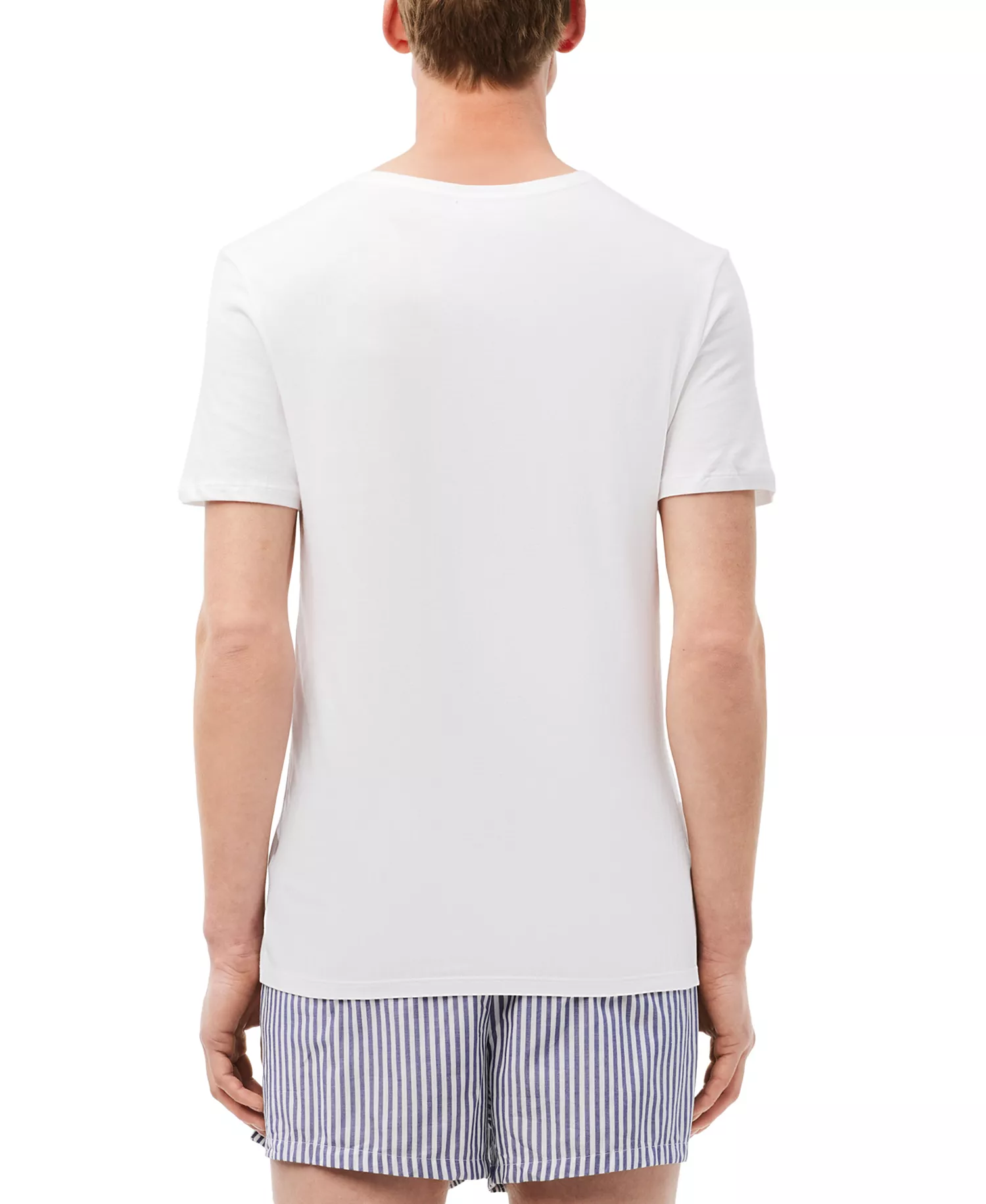 Men's 3-Pack Slim-Fit V-Neck Undershirts - BLACK - L
