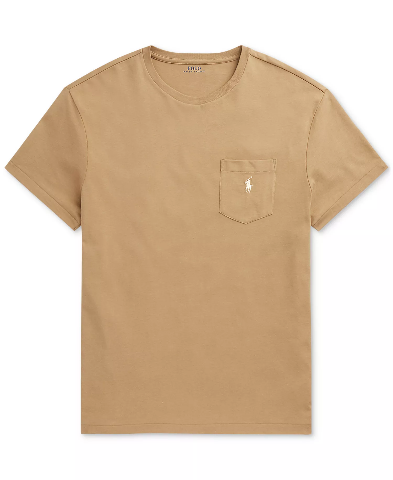 Men's Classic-Fit Jersey Pocket T-Shirt - Cafe Tan - 2XL