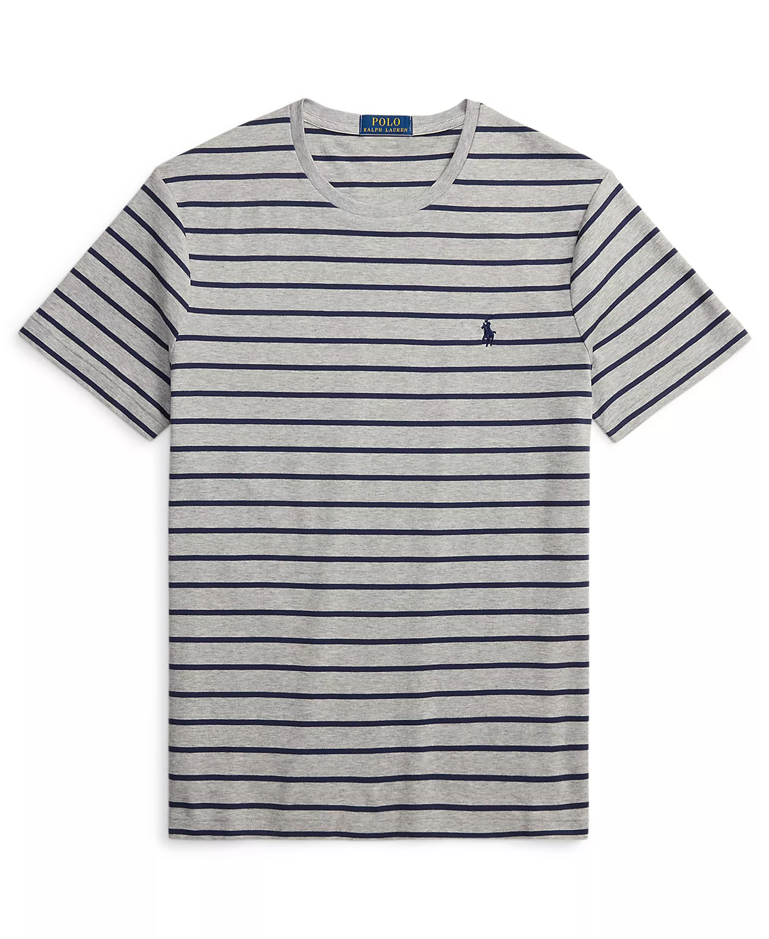 Men's Short-Sleeve Striped T-Shirt - Andover Heather/refined Navy - L