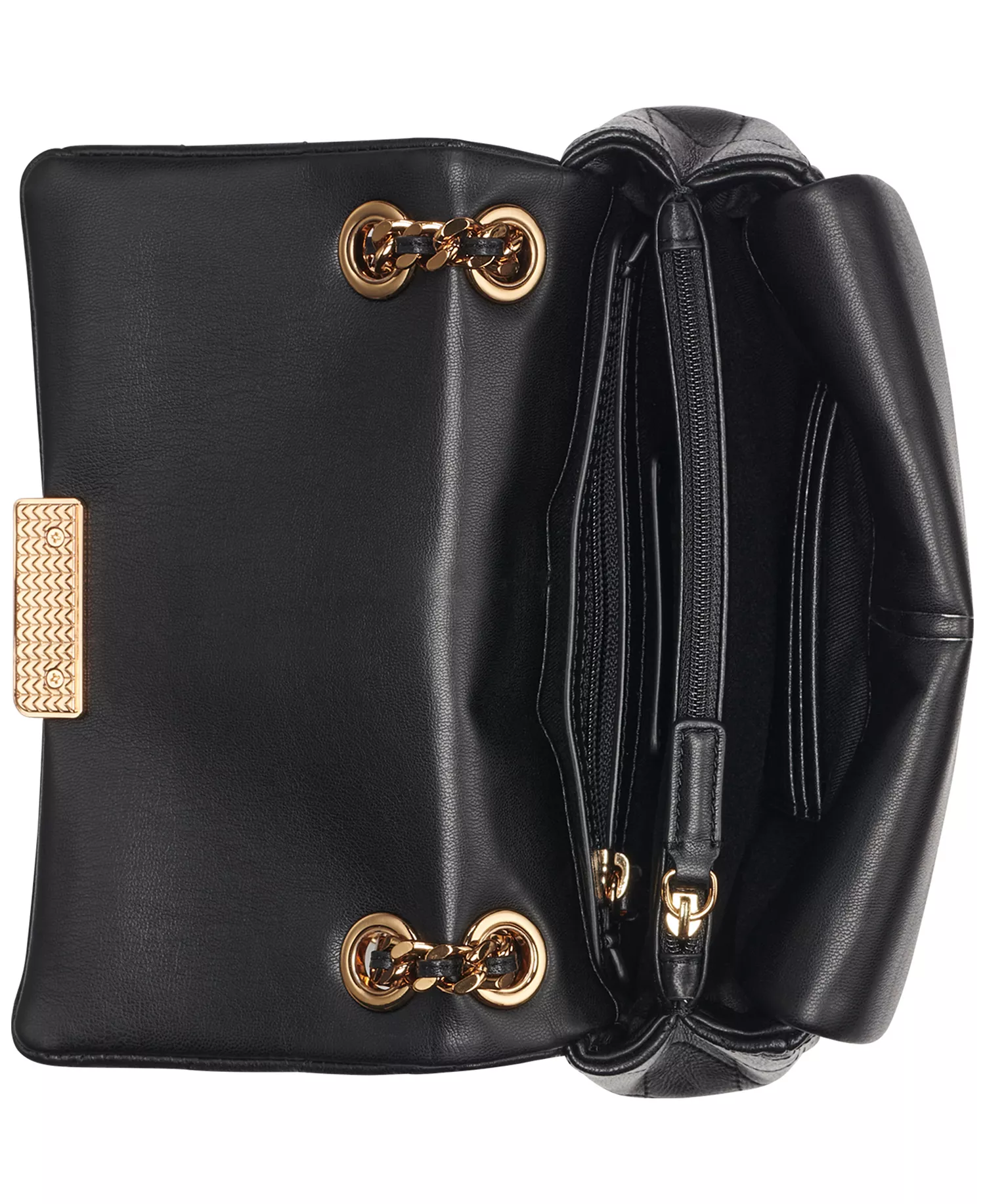 Lafayette Small Magnetic Crossbody Bag - Black/Gold - No Size
