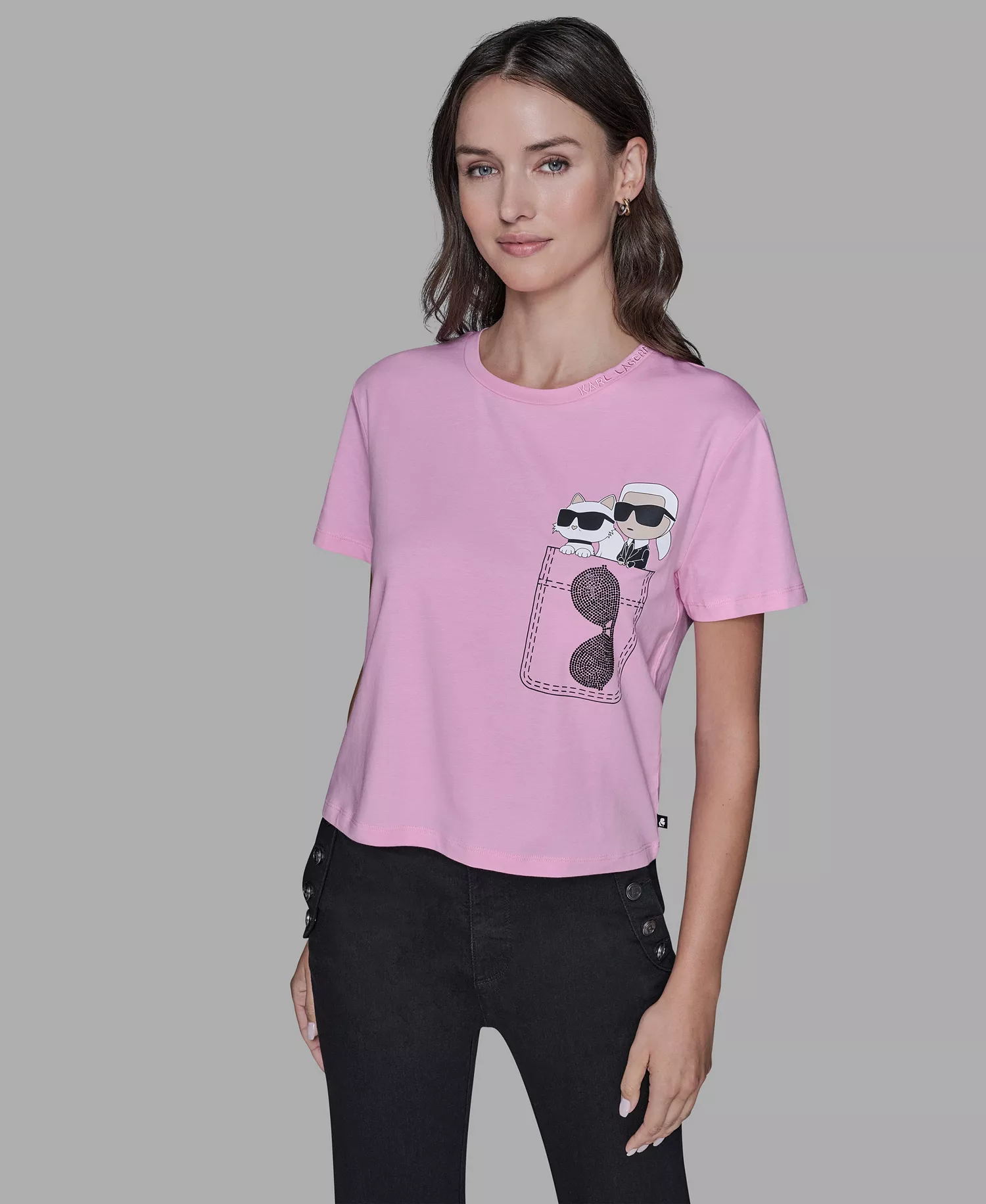 Women's Short-Sleeve Pocket T-Shirt - Prism Pink - L