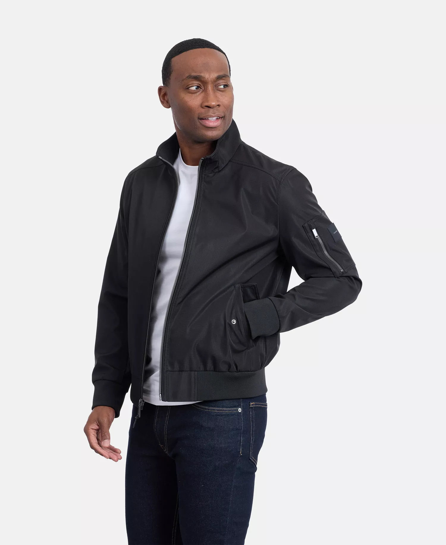 Men's Ripstop Bomber Jacket - Black - 2XL