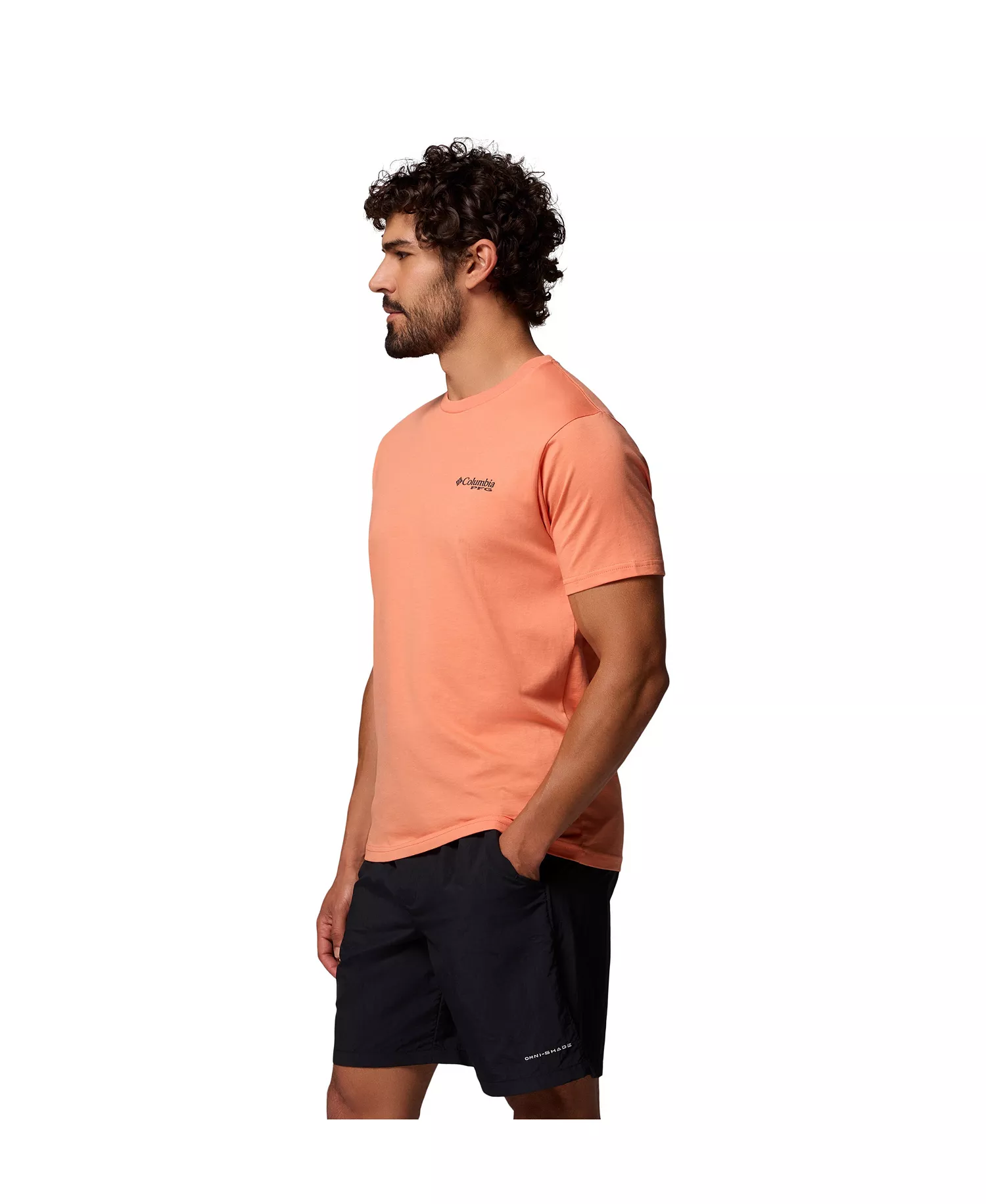 Men's Marlow Graphic T-Shirt - Bright peach - L