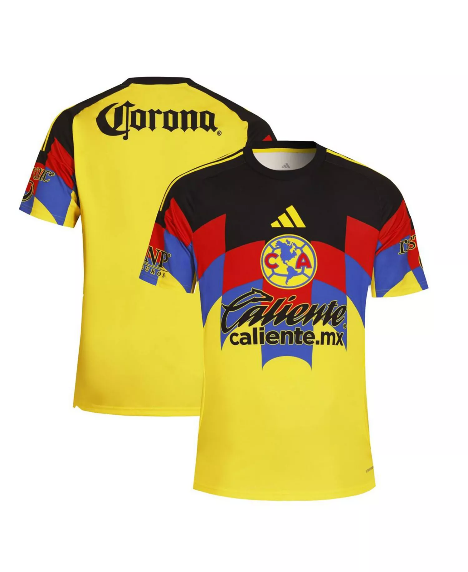 Men's Yellow Club America 2025/26 Home Replica Jersey - Yellow - L