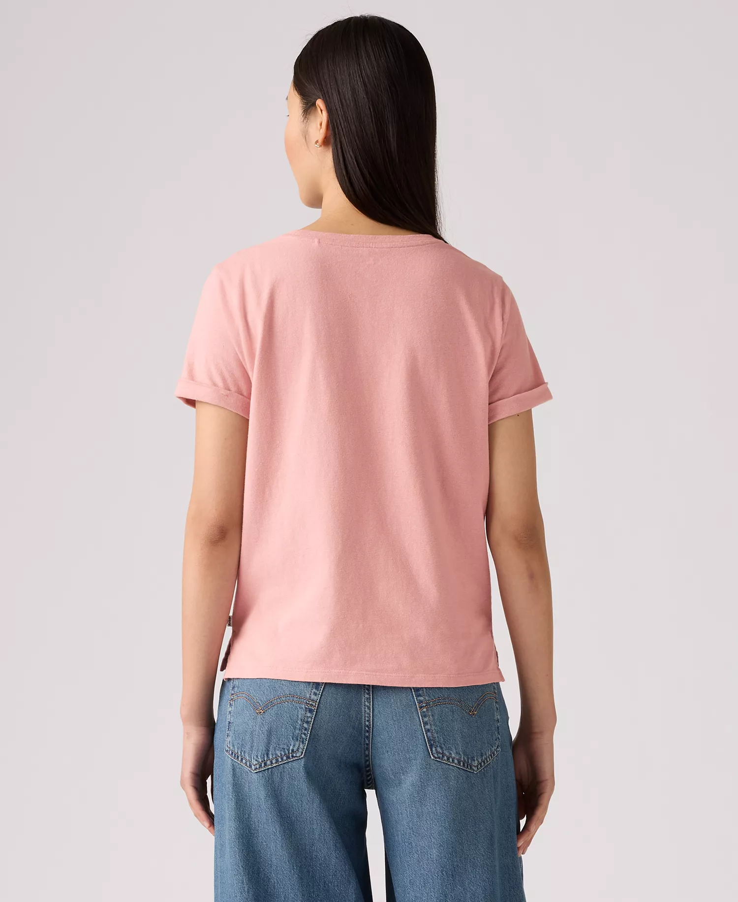 Women's Margot Cotton Embroidered-Trim T-Shirt - Succulent Embroidery Zephyr - L