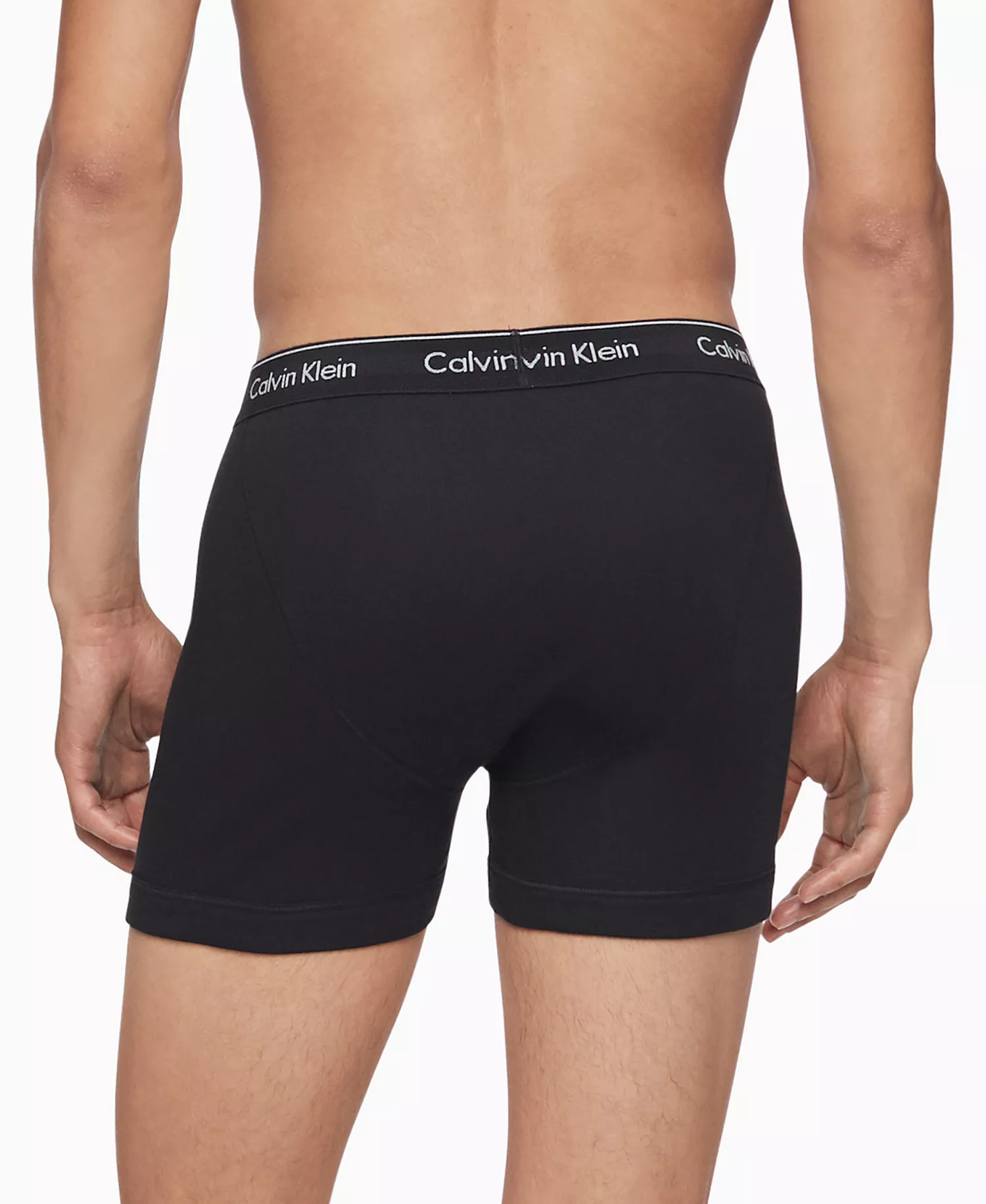 Men's 3-Pack Cotton Classics Boxer Briefs Underwear - Black - L