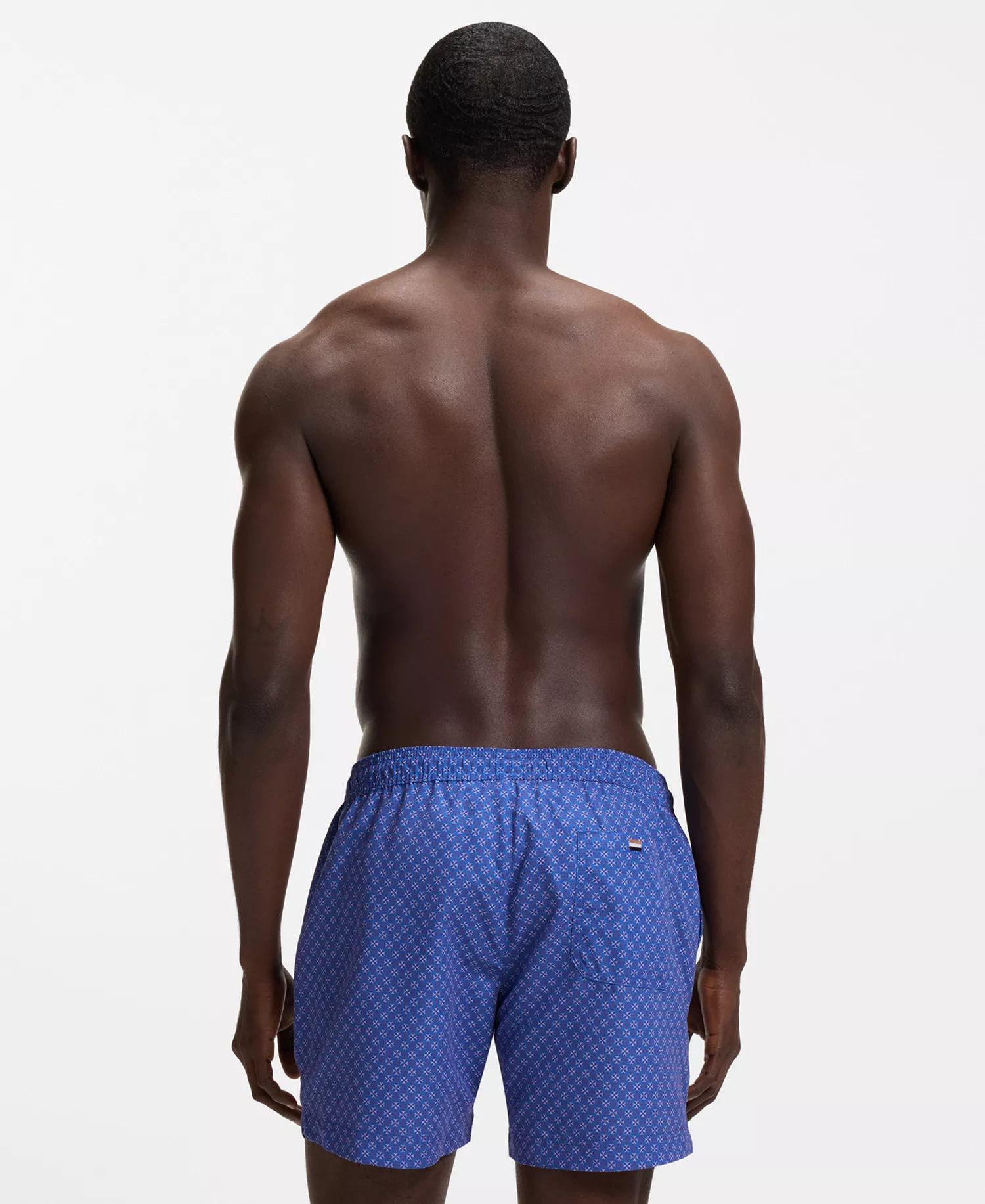 Men's Printed Dots 5" Swim Trunks - Blue/pink - 2XL