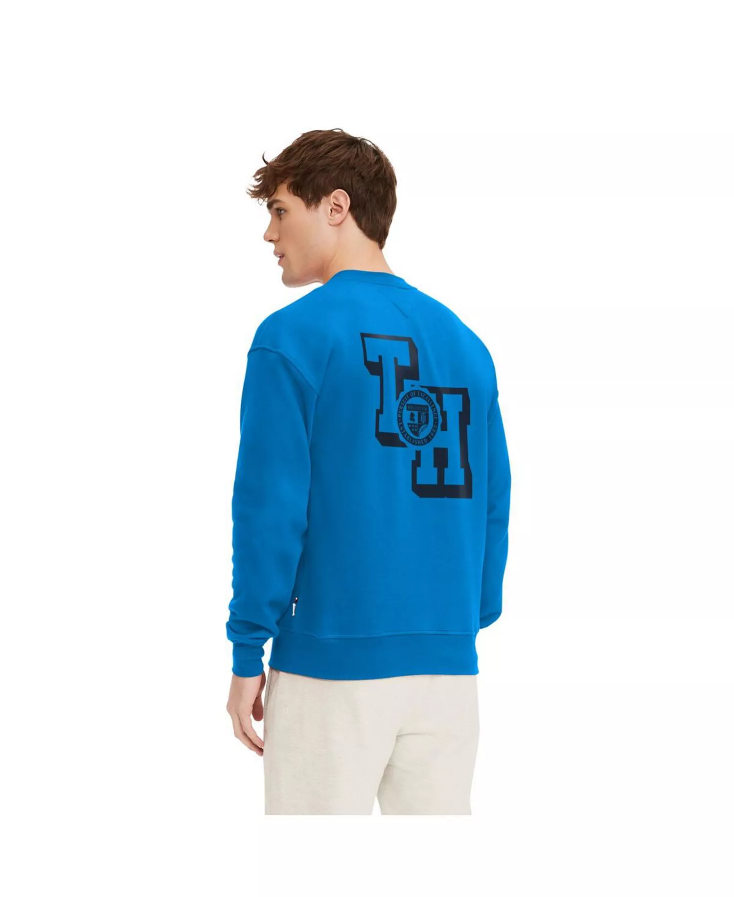 Men's Powder Blue Los Angeles Chargers Ronald Crew Sweatshirt - Powder Blue - 2XL