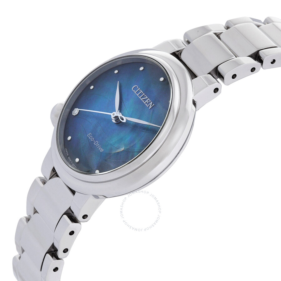 Citizen Eco-Drive Blue Mother of Pearl Ladies Watch