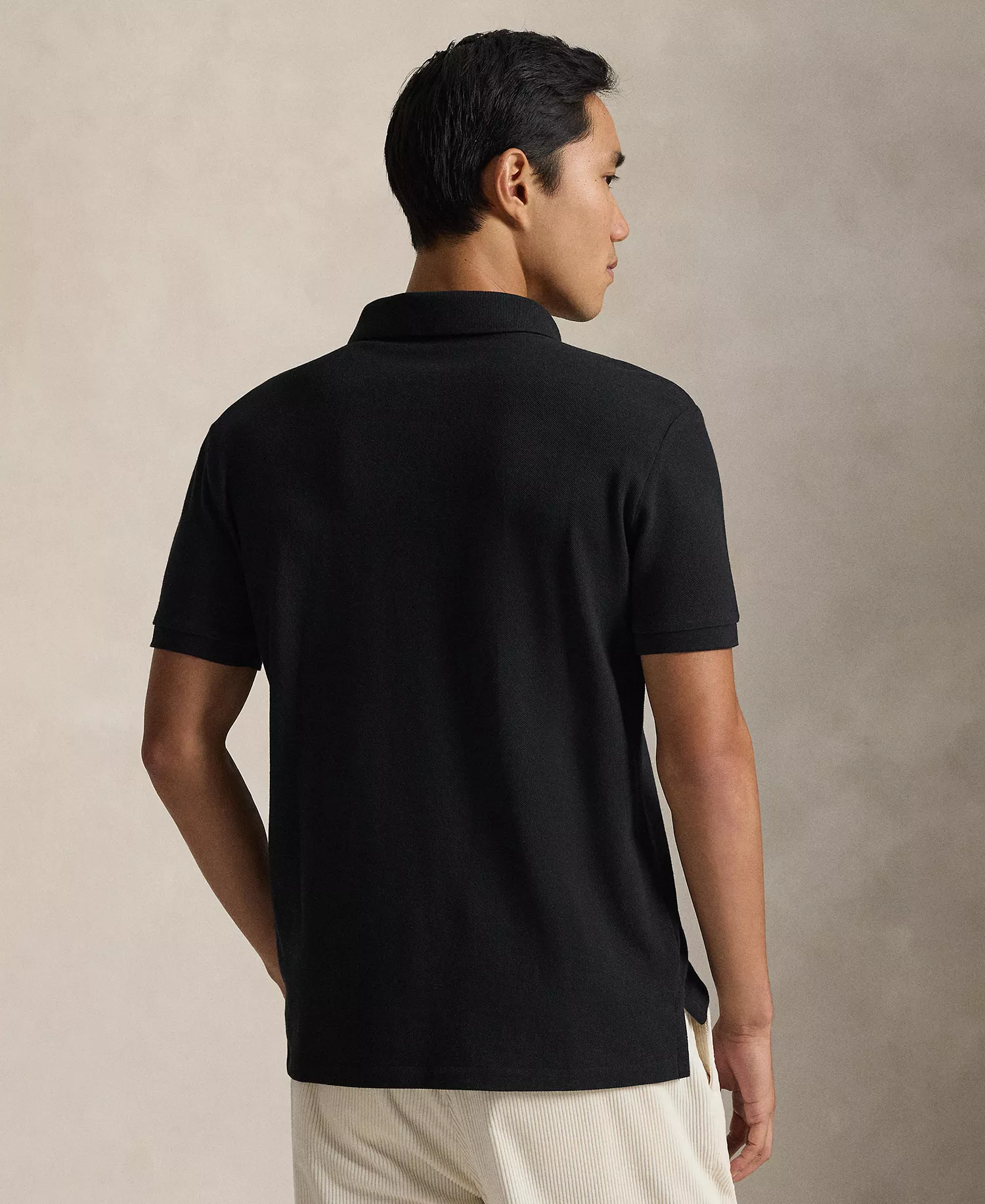 Men's Short-Sleeve Horseshoe Graphic Polo Shirt - Polo Black - L