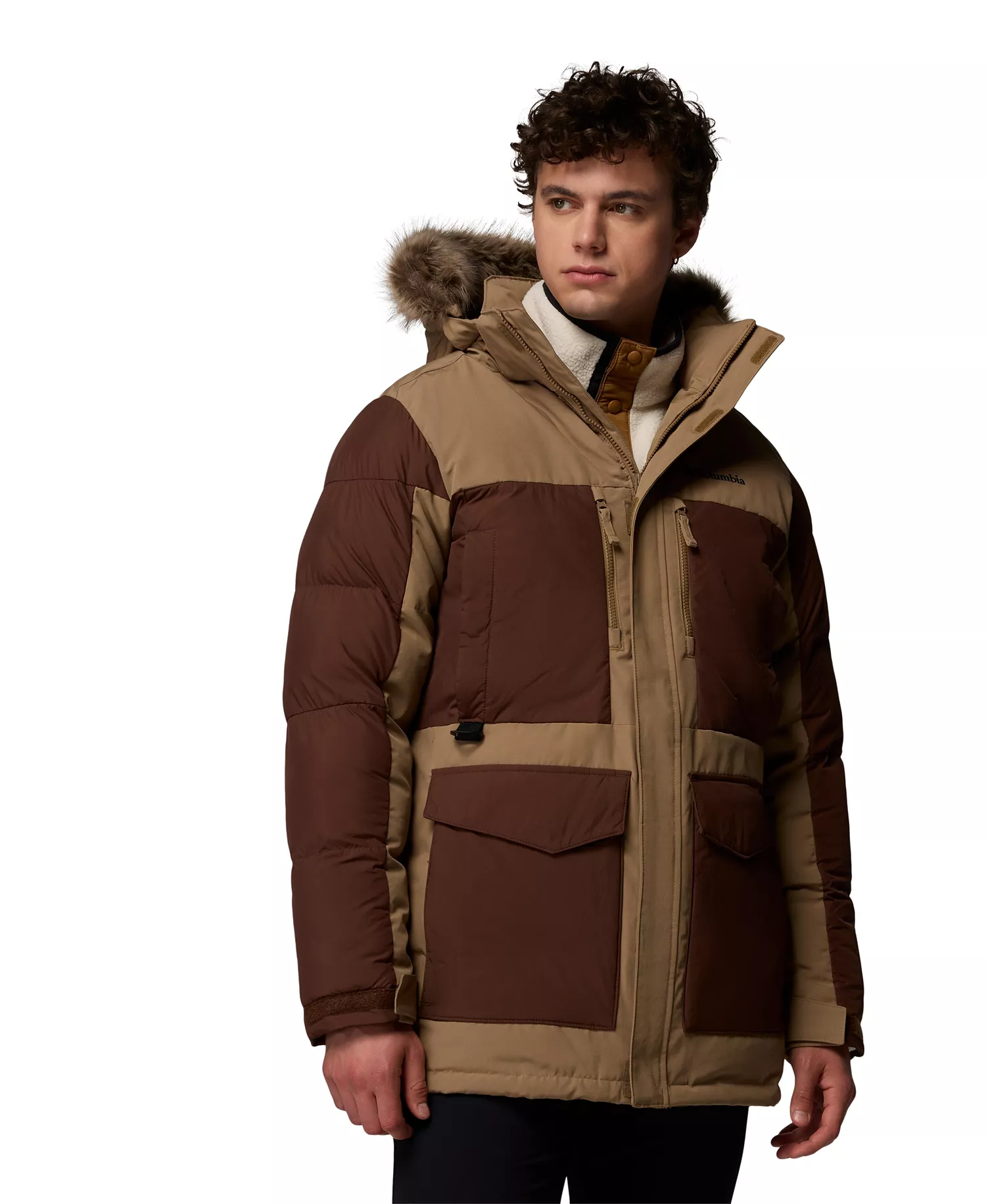 Men's Marquam Peak Fusion Parka - Delta, Tobacco - L