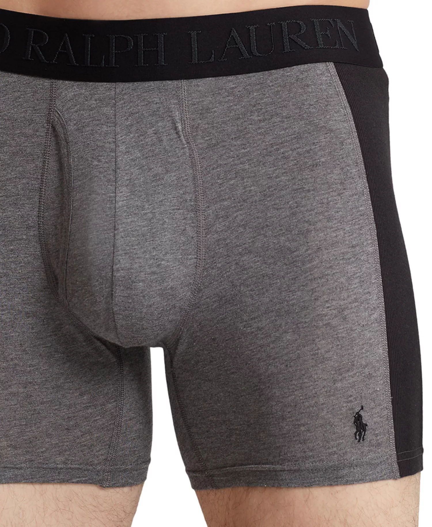 Men's  3-Pack 4D Flex Max Boxer Brief - Charcoal / Andover / Polo Black - L