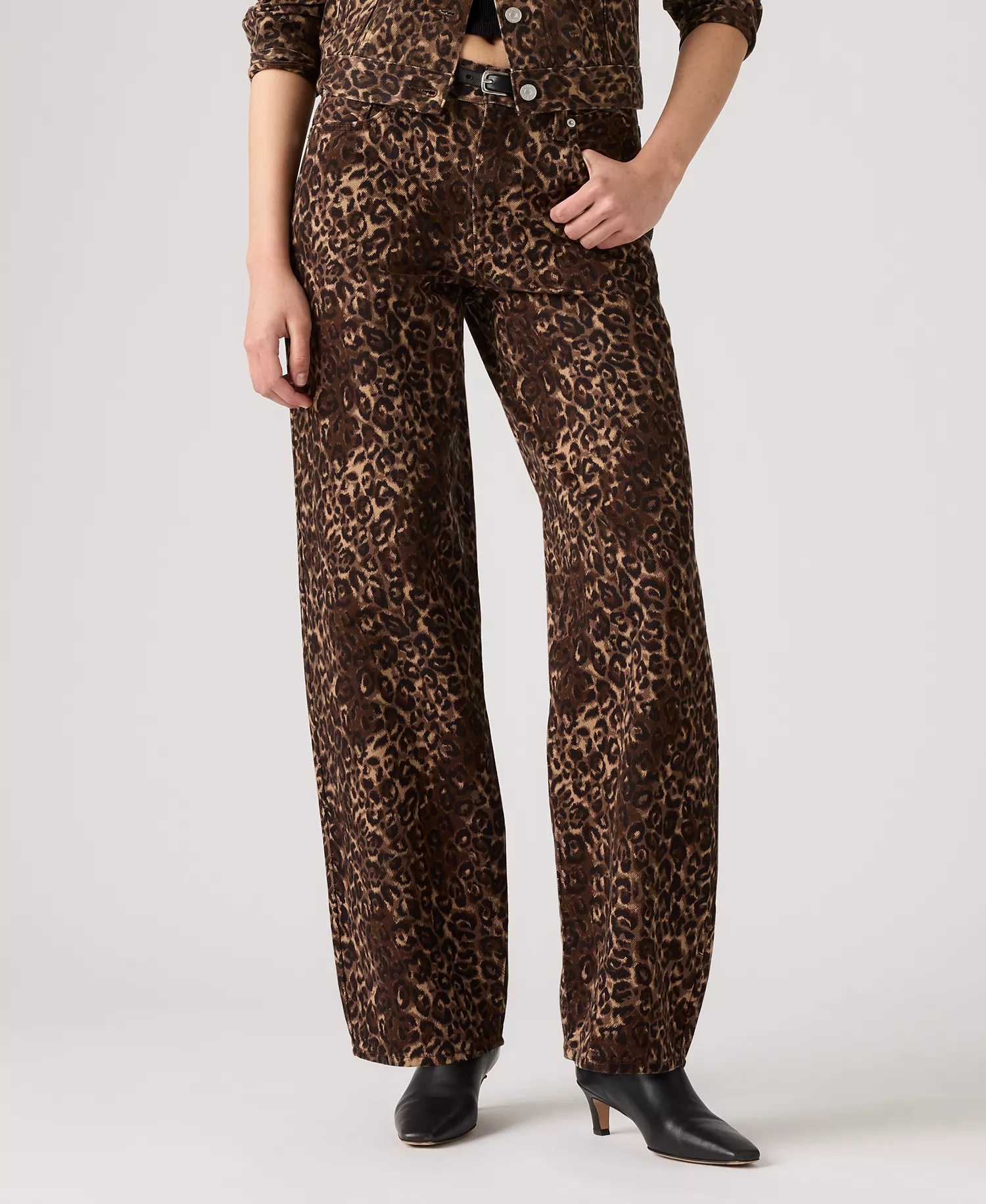 Premium Women's Baggy Dad Mid Rise Jeans - Cat Eyes - 28