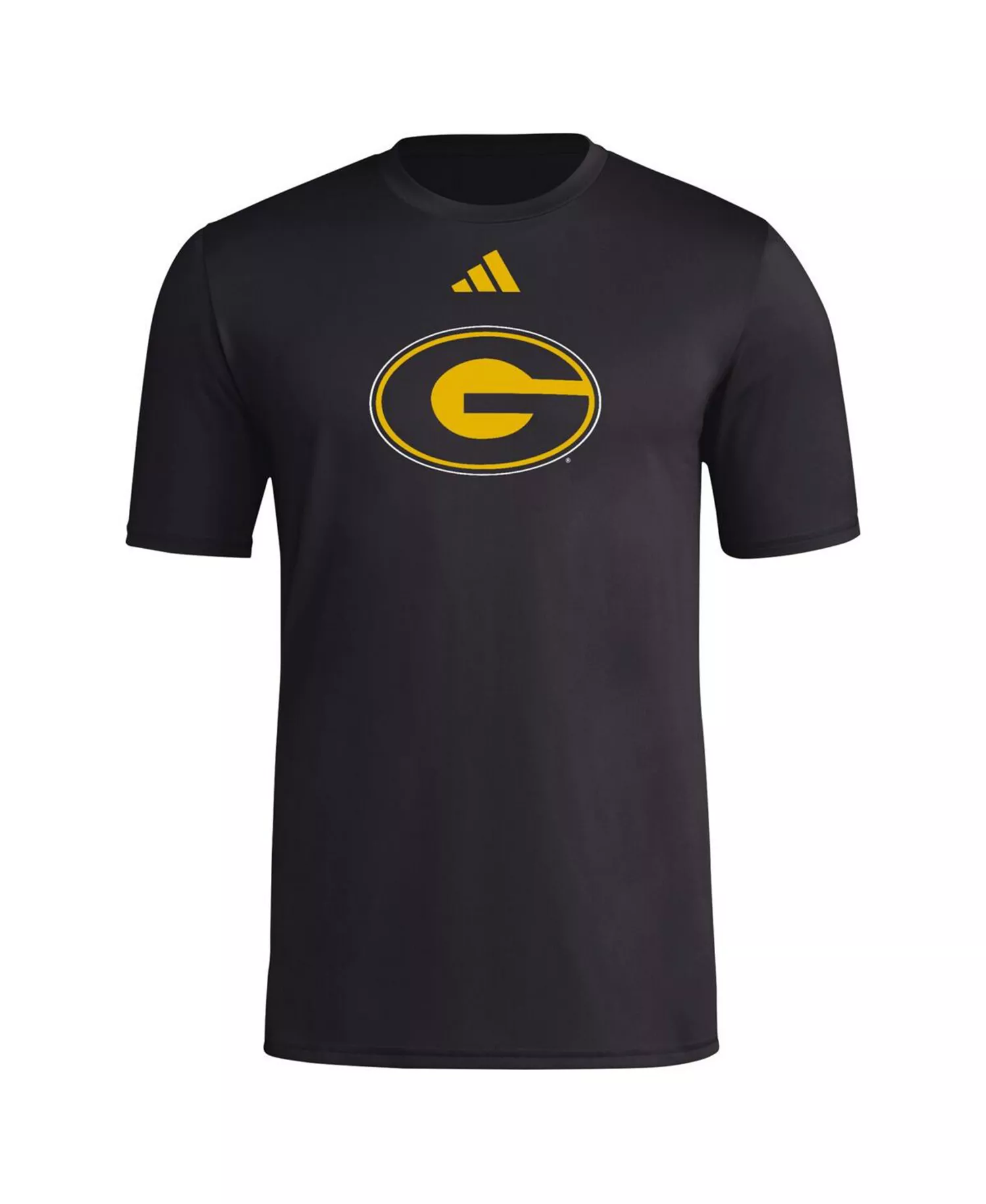 Men's Black Grambling Tigers Primary Locker Logo Pre-Game AEROREADY T-Shirt - Black - 2XL