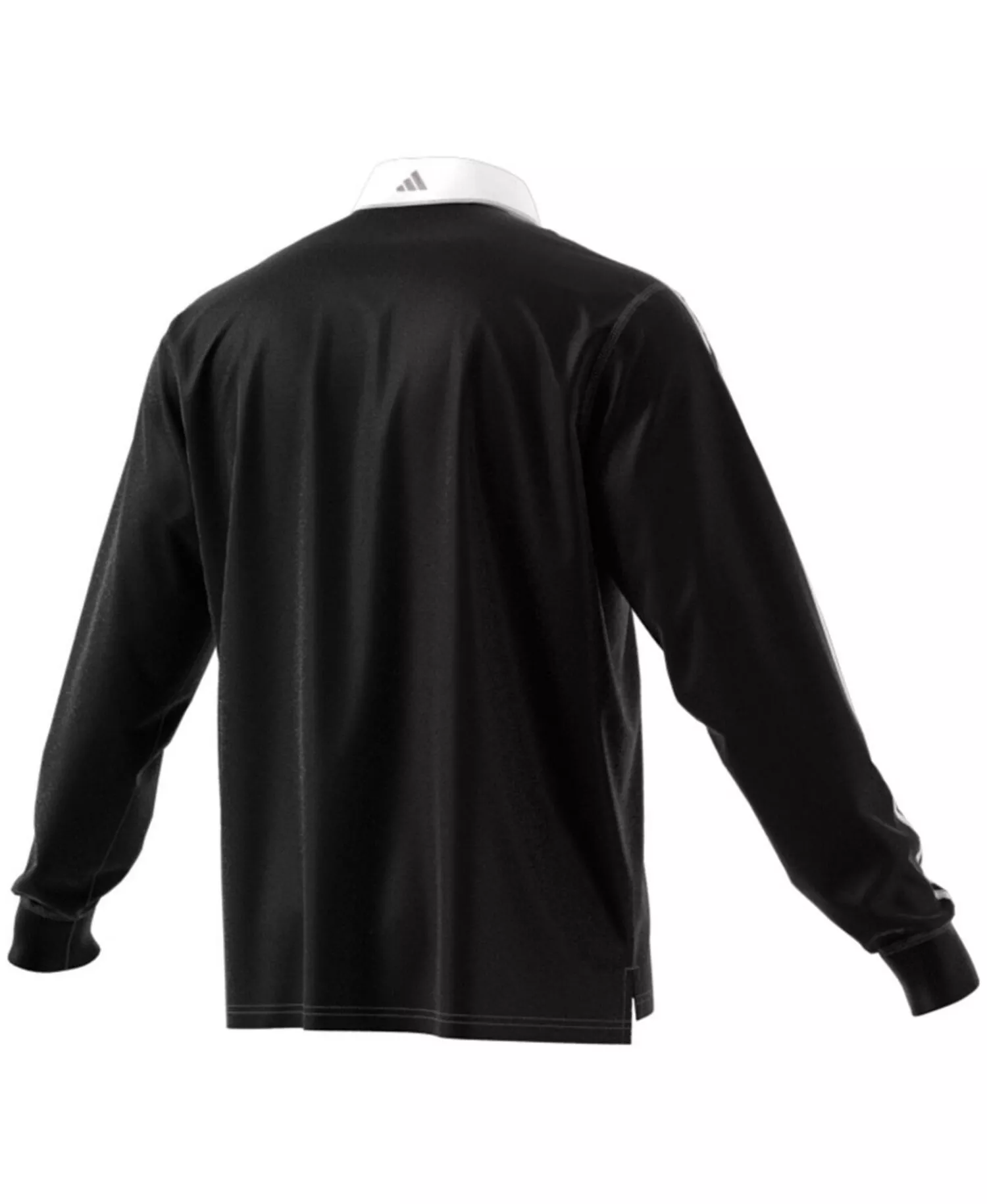 Men's Black New Zealand Rugby 2024/25 Long Sleeve Polo Jersey - Black - M