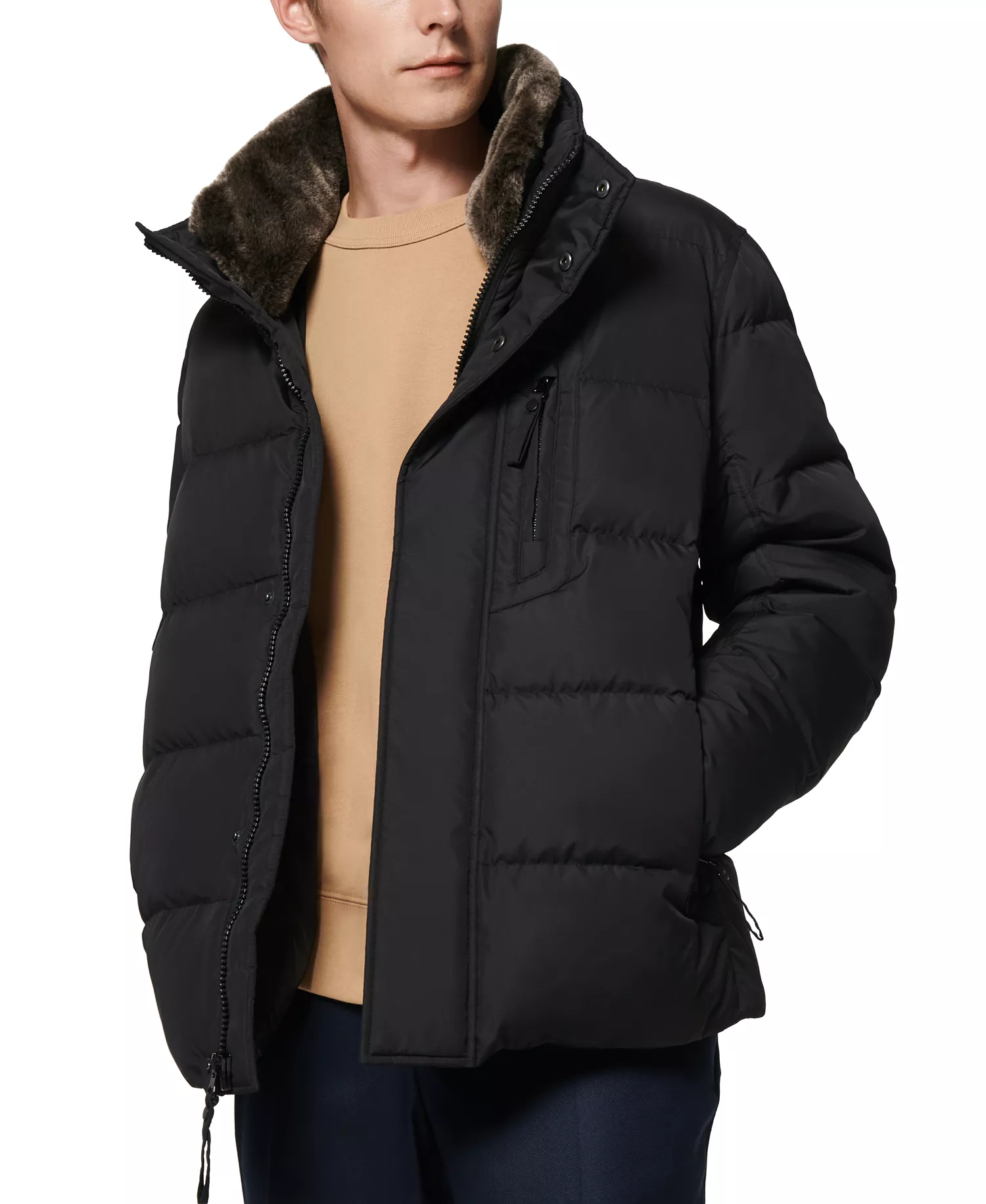 Men's Horizon Down Puffer Jacket - Black - 2XL