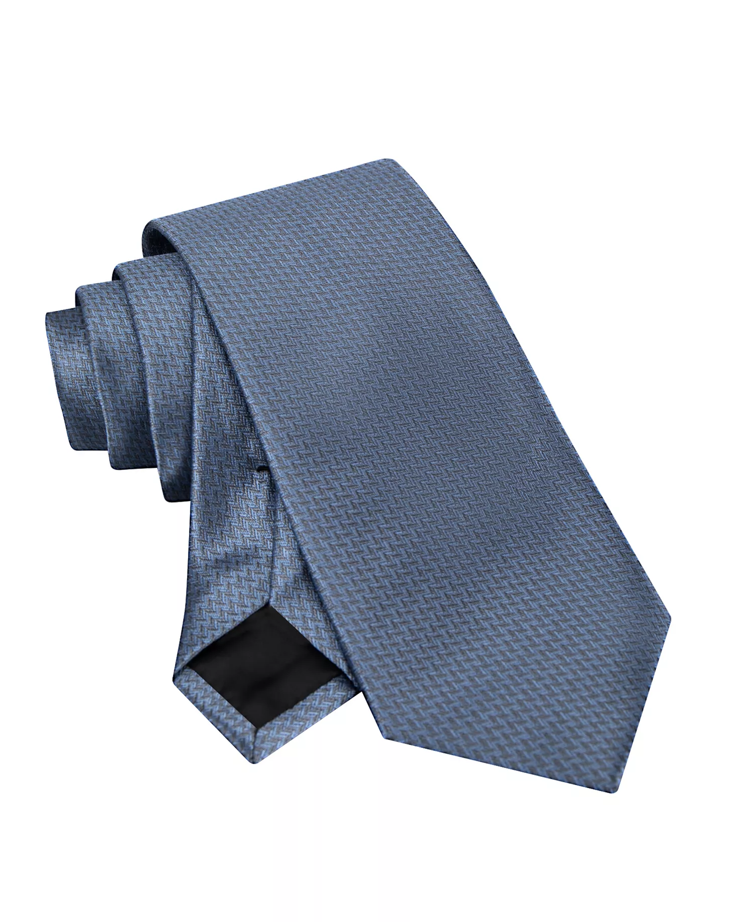 Men's Harriet Herringbone Tie - Blue - ONE SIZE