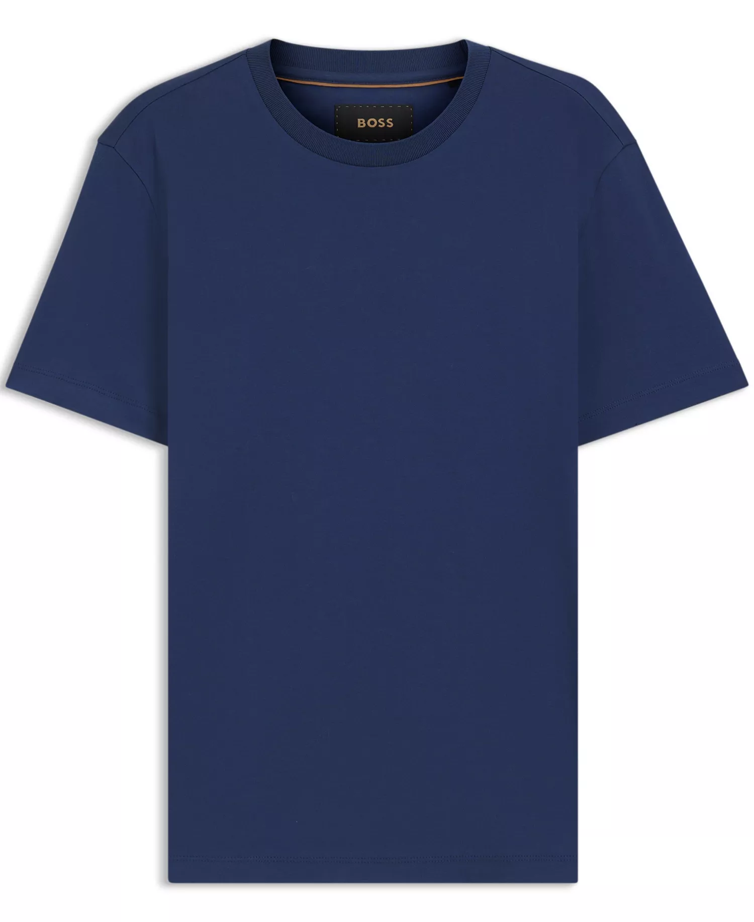Men's Regular-Fit Mercerized-Cotton T-Shirt - Blue - L