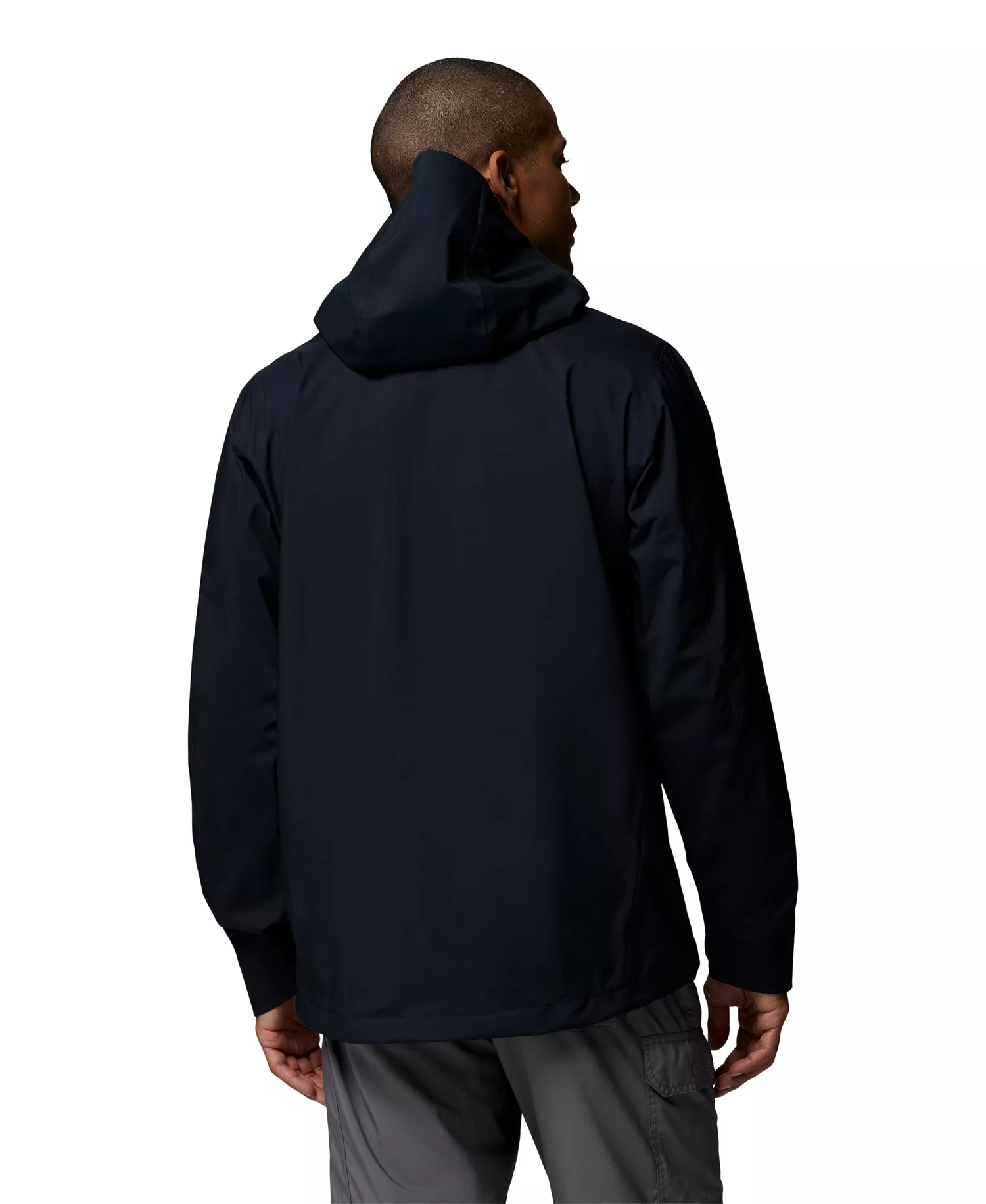Men's Trailborne Hooded Jacket - Black - L