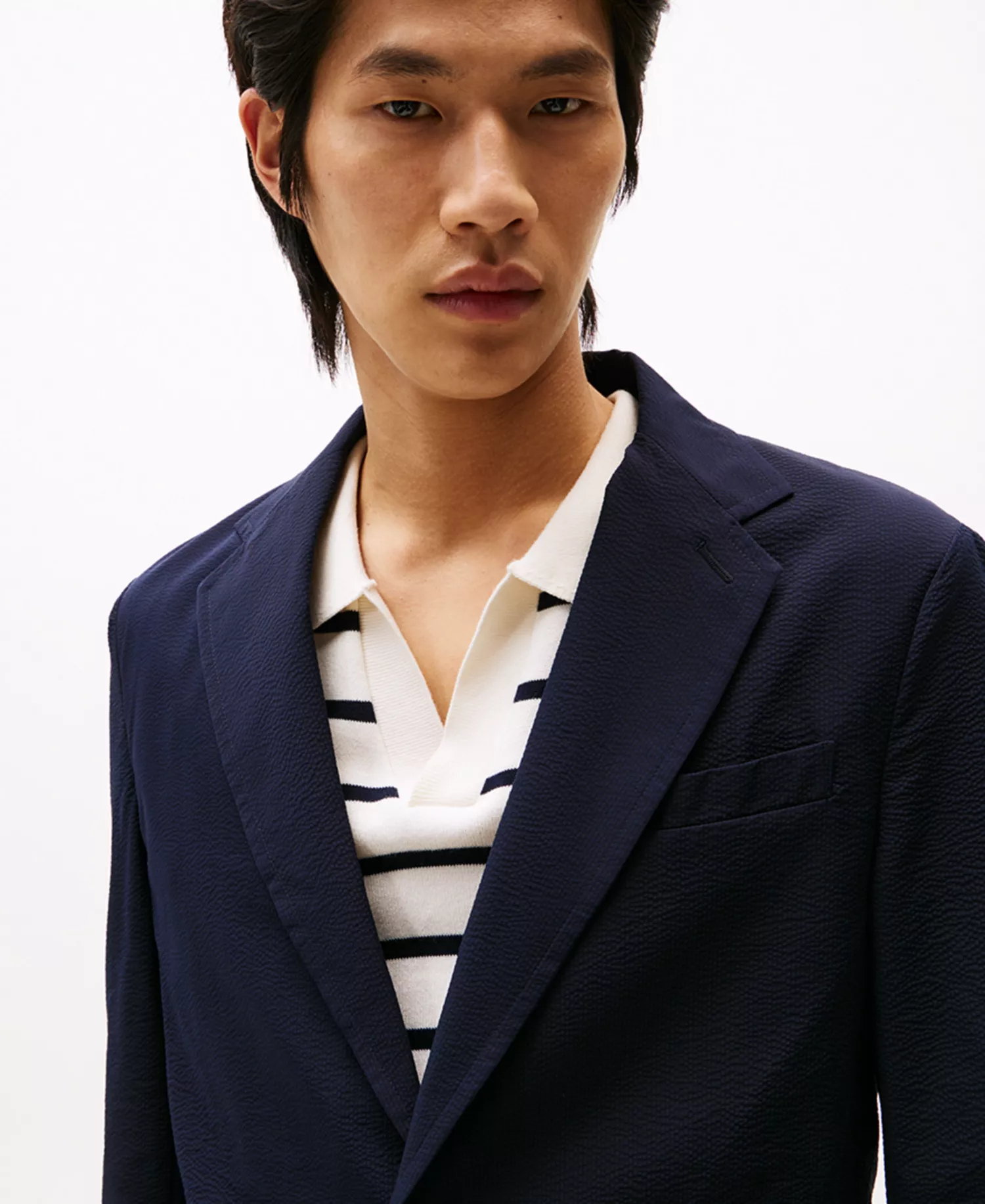 Men's Performance Notch Lapel Collar Blazer - Desert Sky - 48