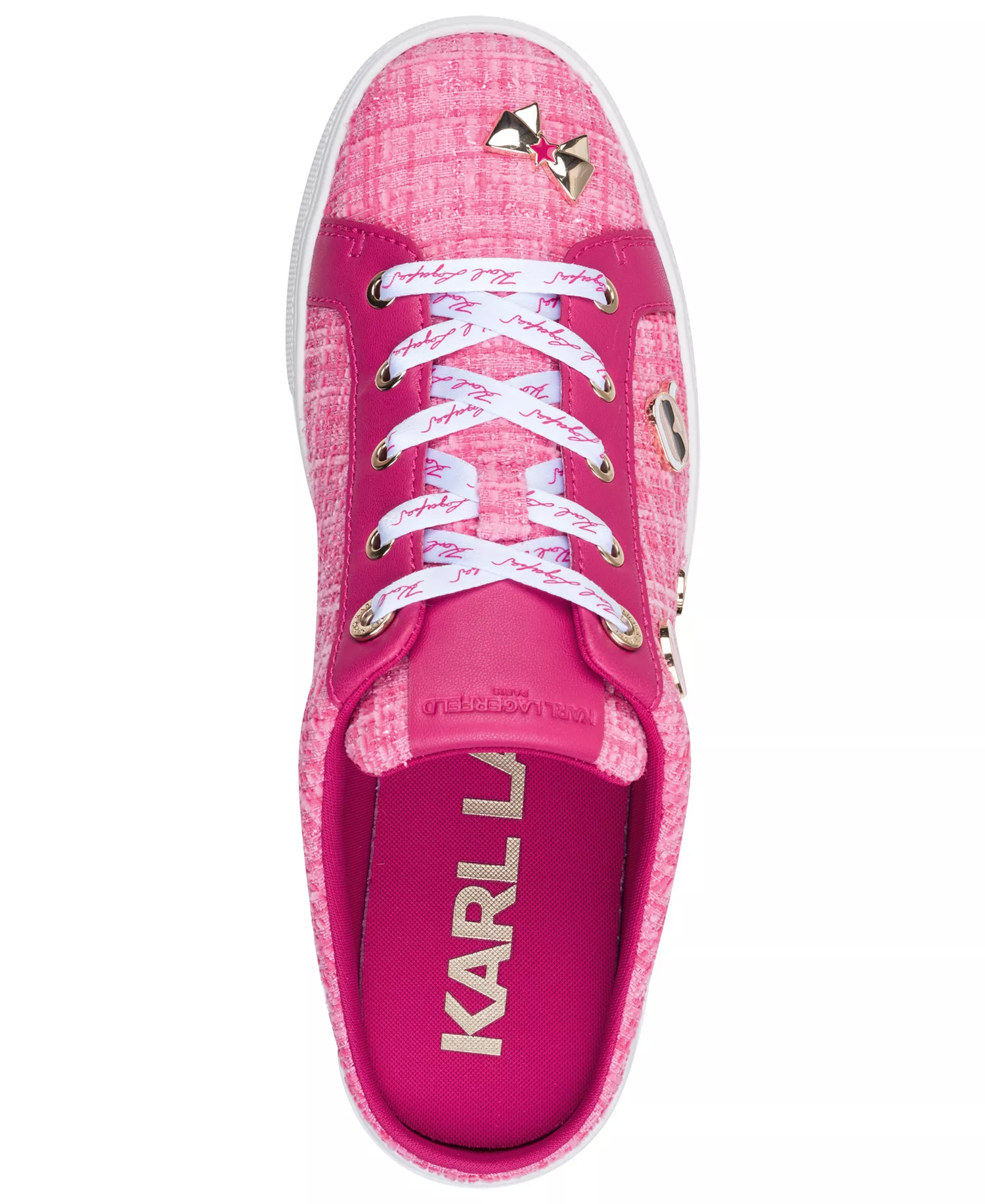 Women's Cambria Macaron Slip-On Sneaker Mules - Pink/Hot Pink - 10