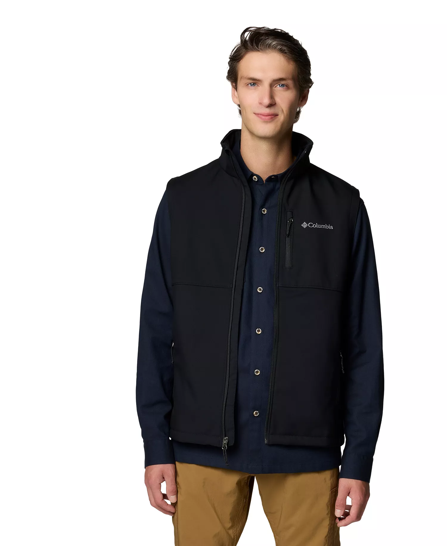 Men's Ascender II Softshell Vest - Black - L